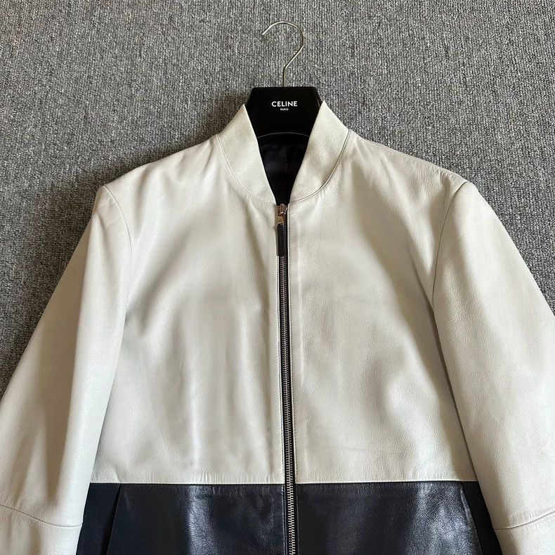 Dior Dior White stitching sheepskin leather jacket coat Size US S / EU 44-46 / 1 - 3 Thumbnail