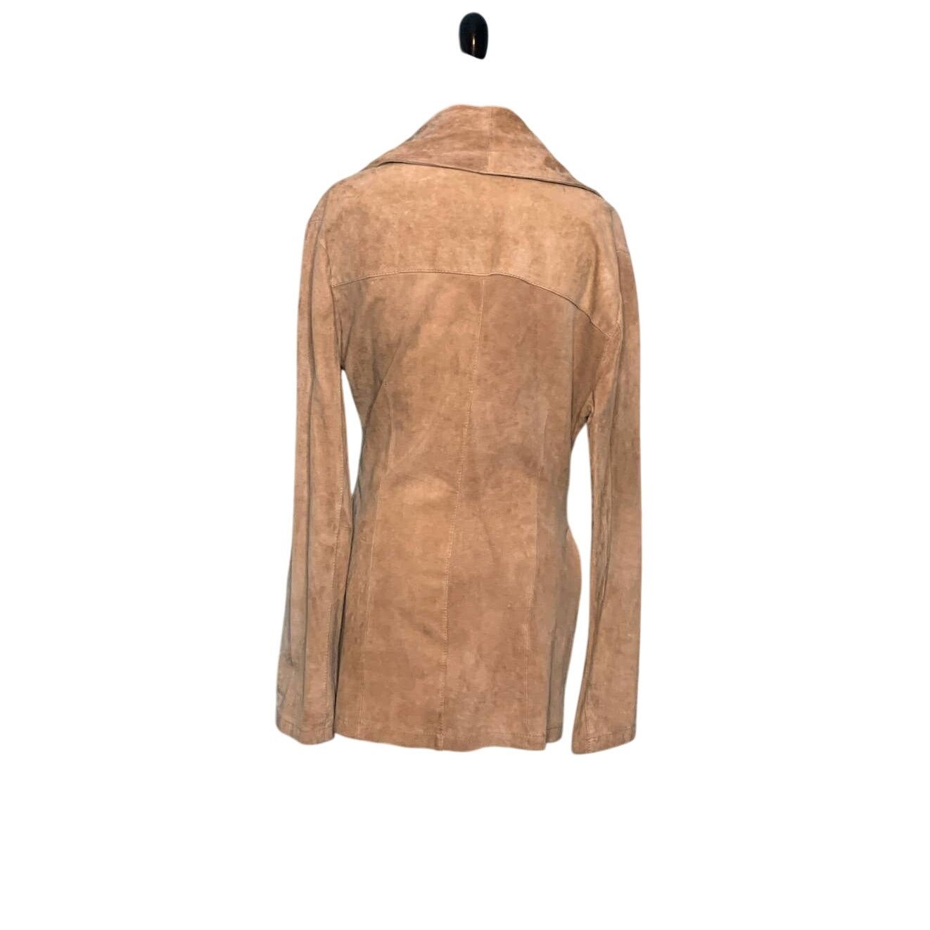 GOOSECRAFT Goosecraft beige tan leather suede belted coat size M Size M / US 6-8 / IT 42-44 - 13 Thumbnail