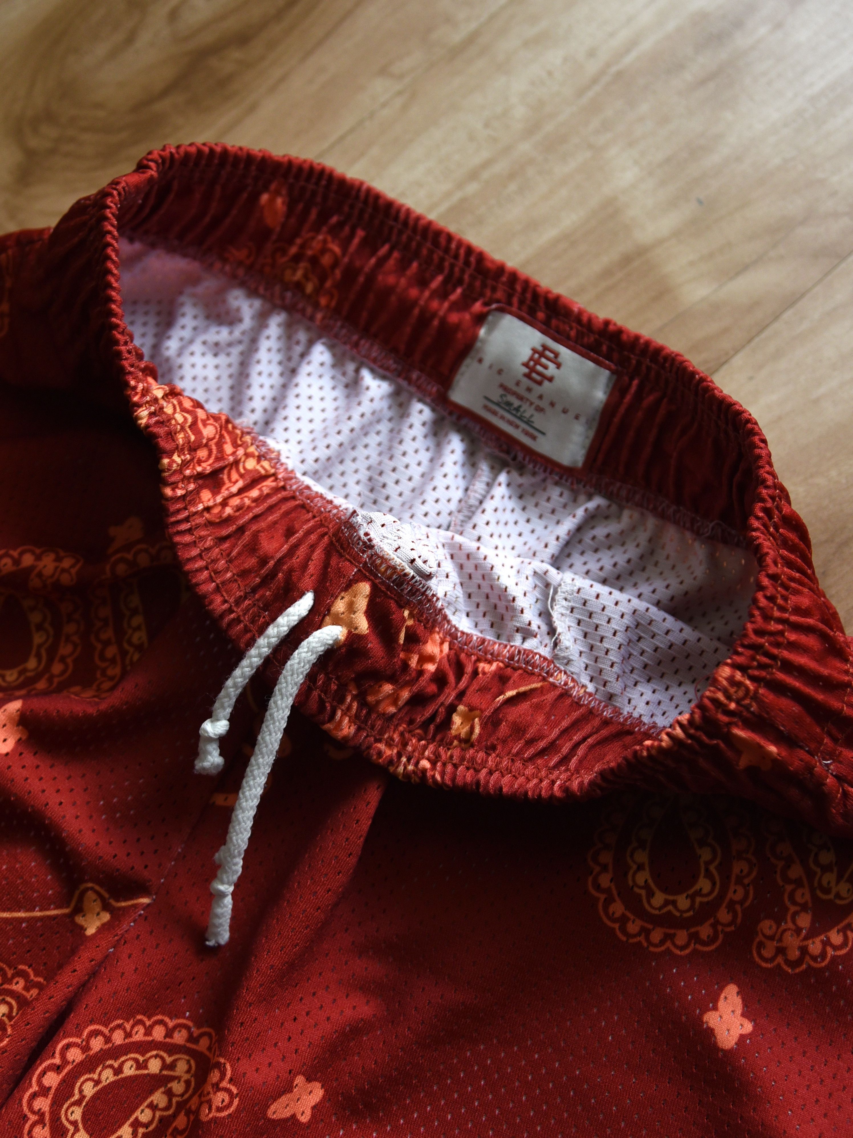 Eric Emanuel EE Paisley Short - Red/Orange Size US 30 / EU 46 - 3 Thumbnail
