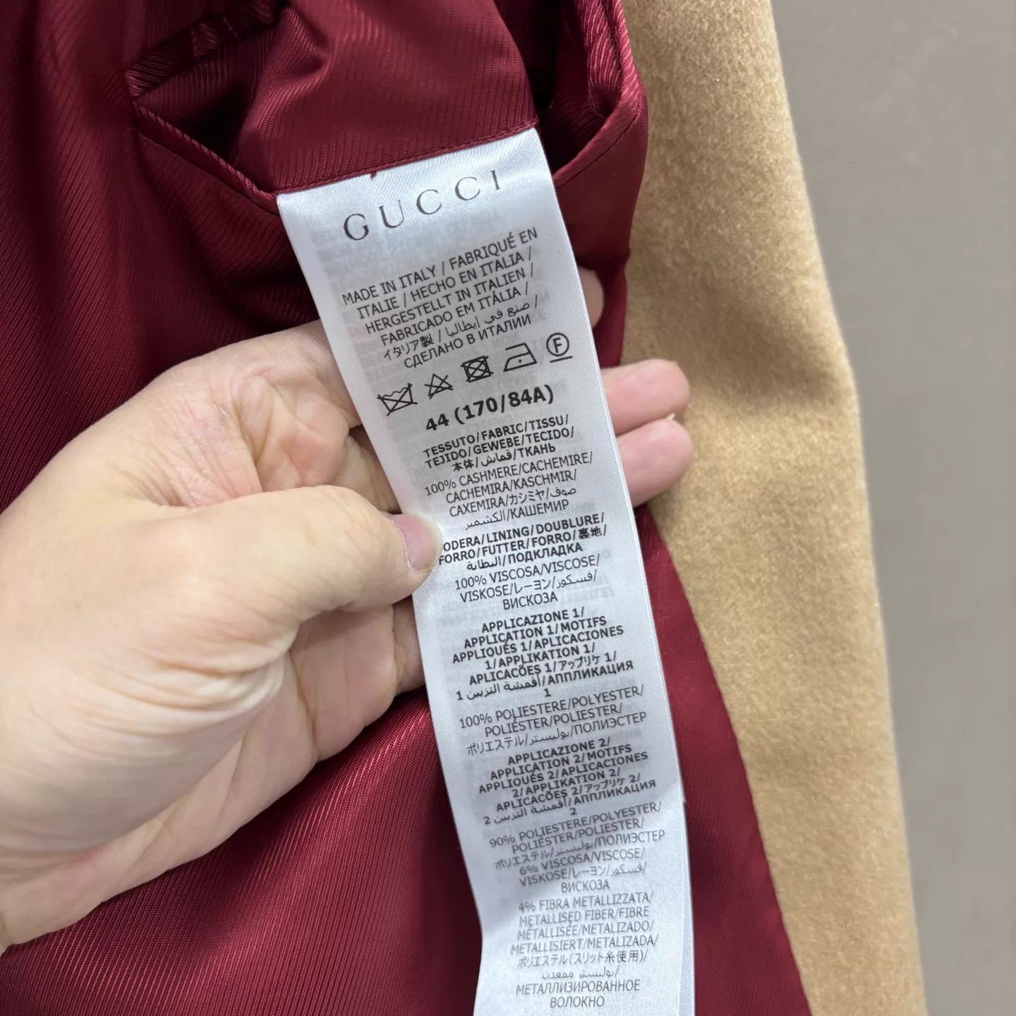 Gucci Gucci Haute Couture Cashmere Coat New with Tags 44 Size US S / EU 44-46 / 1 - 4 Thumbnail