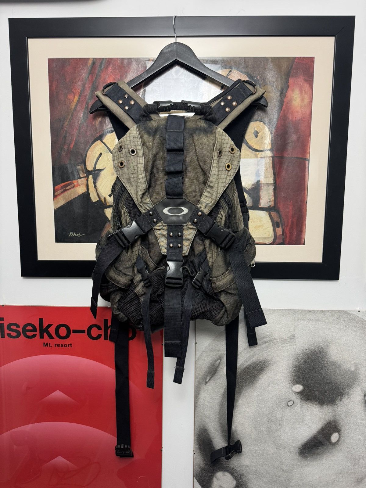 Vintage Oakley Icon Backpack Rare Gorpcore Streetwear Logo