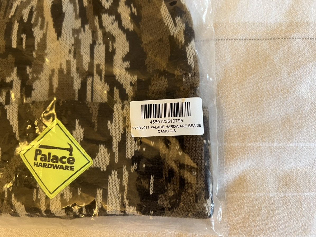 Palace Palace Hardware Woven Logo Beanie Cuffed Hat Knit Cap Camo Size ONE SIZE - 3 Thumbnail