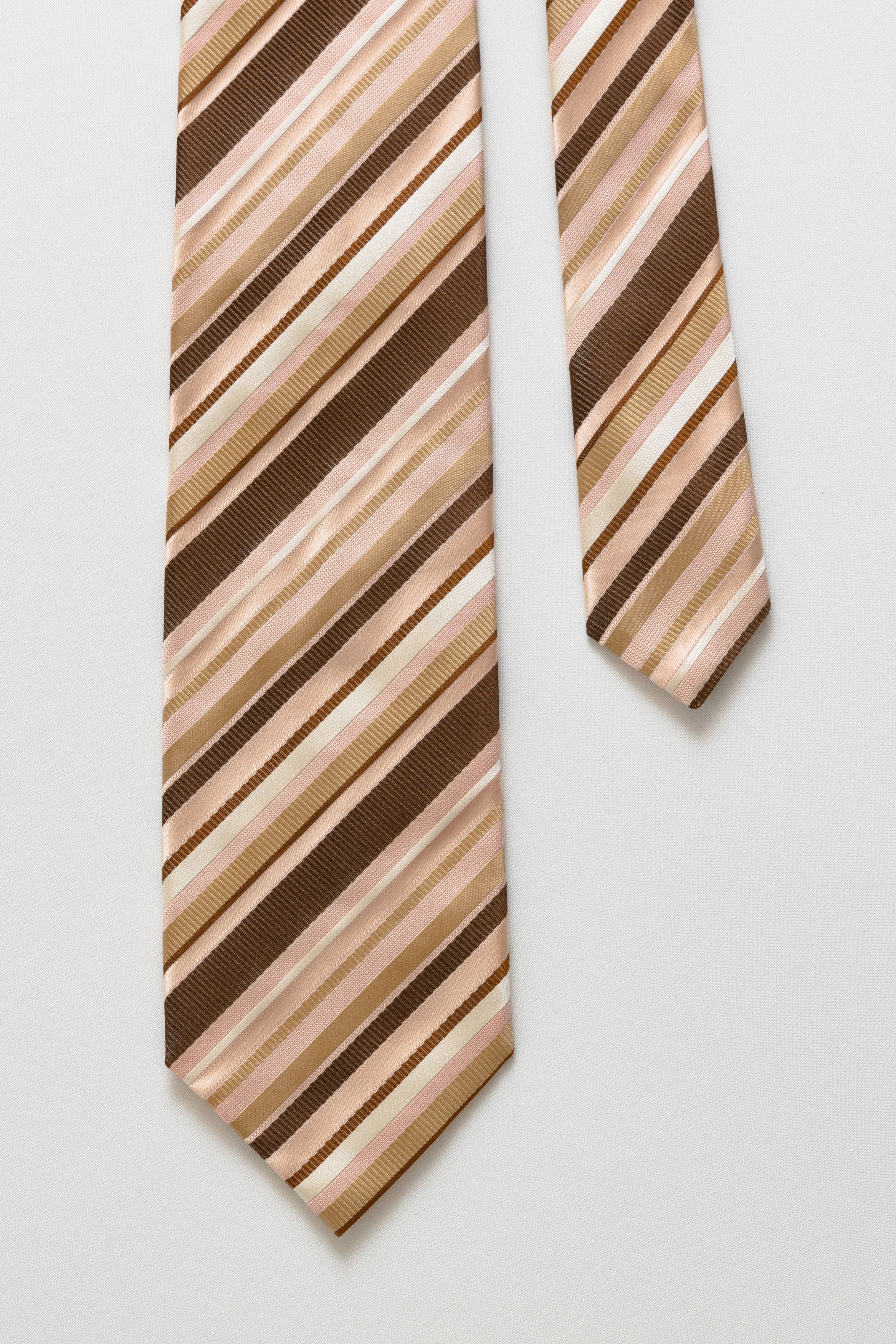 Pal Zileri Pal Zileri Tie striped pattern print necktie silk tie 045 Size ONE SIZE - 3 Thumbnail