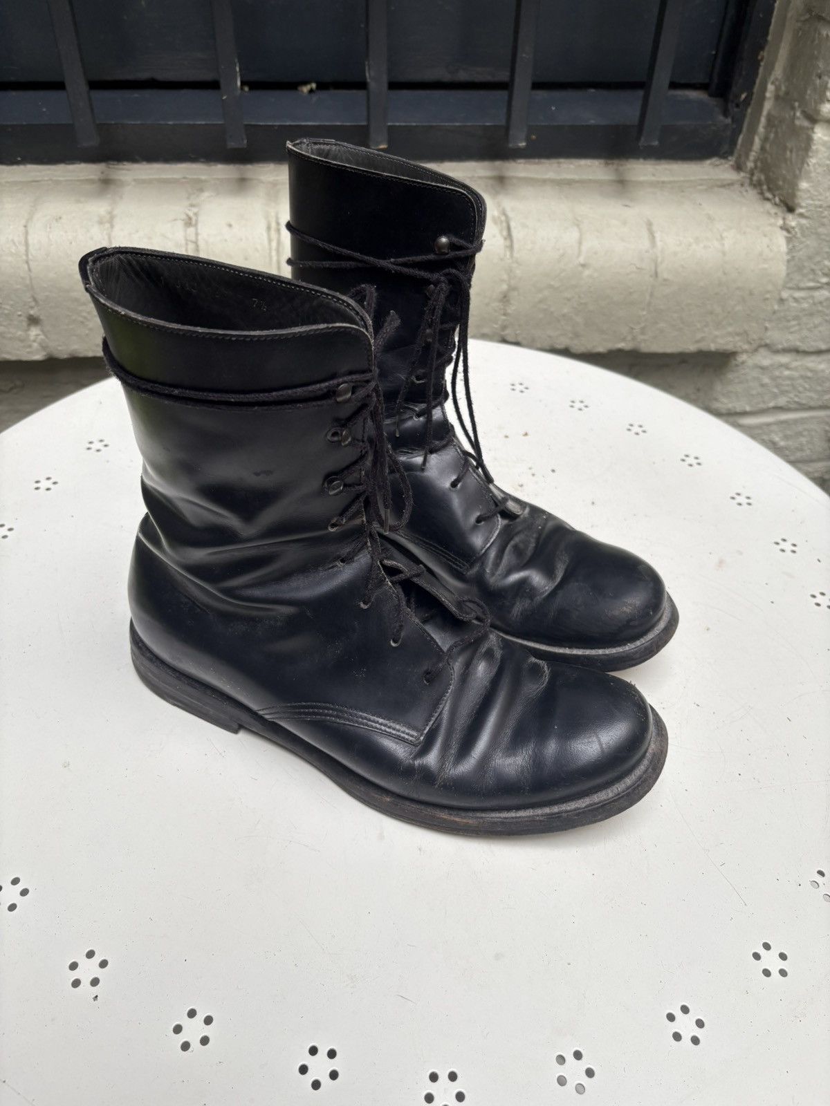 Jil Sander AW 2011 Jil Sander Lace Up Leather Boots Size US 8.5 / EU 41-42 - 1 Thumbnail