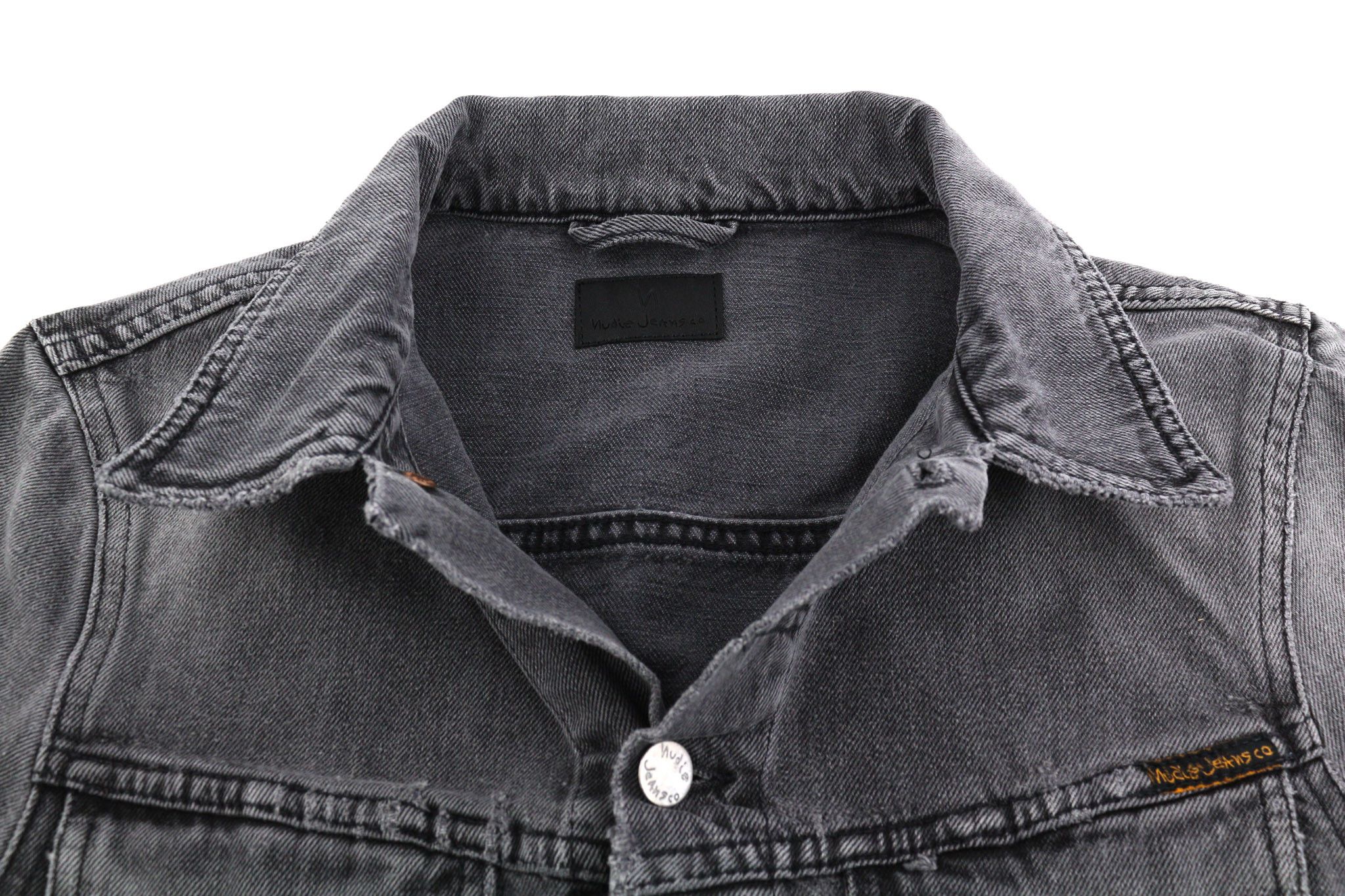 Nudie Jeans BILLY XS Desolation Logo Patch Pockets Jacket 82474 Size US XS / EU 42 / 0 - 4 Thumbnail