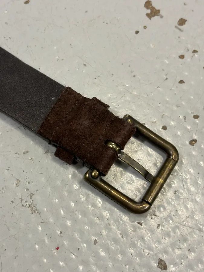 Dolce & Gabbana Dolce & Gabbana Brown Suede Studded Belt Size ONE SIZE - 8 Thumbnail