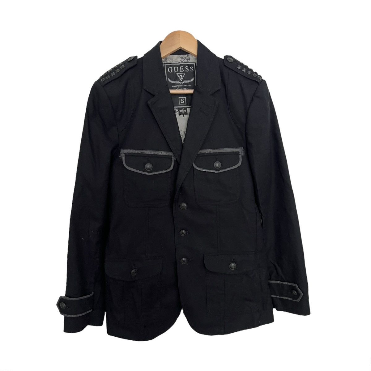 Guess Guess military stud blazer jacket Size US M / EU 48-50 / 2 - 1 Thumbnail