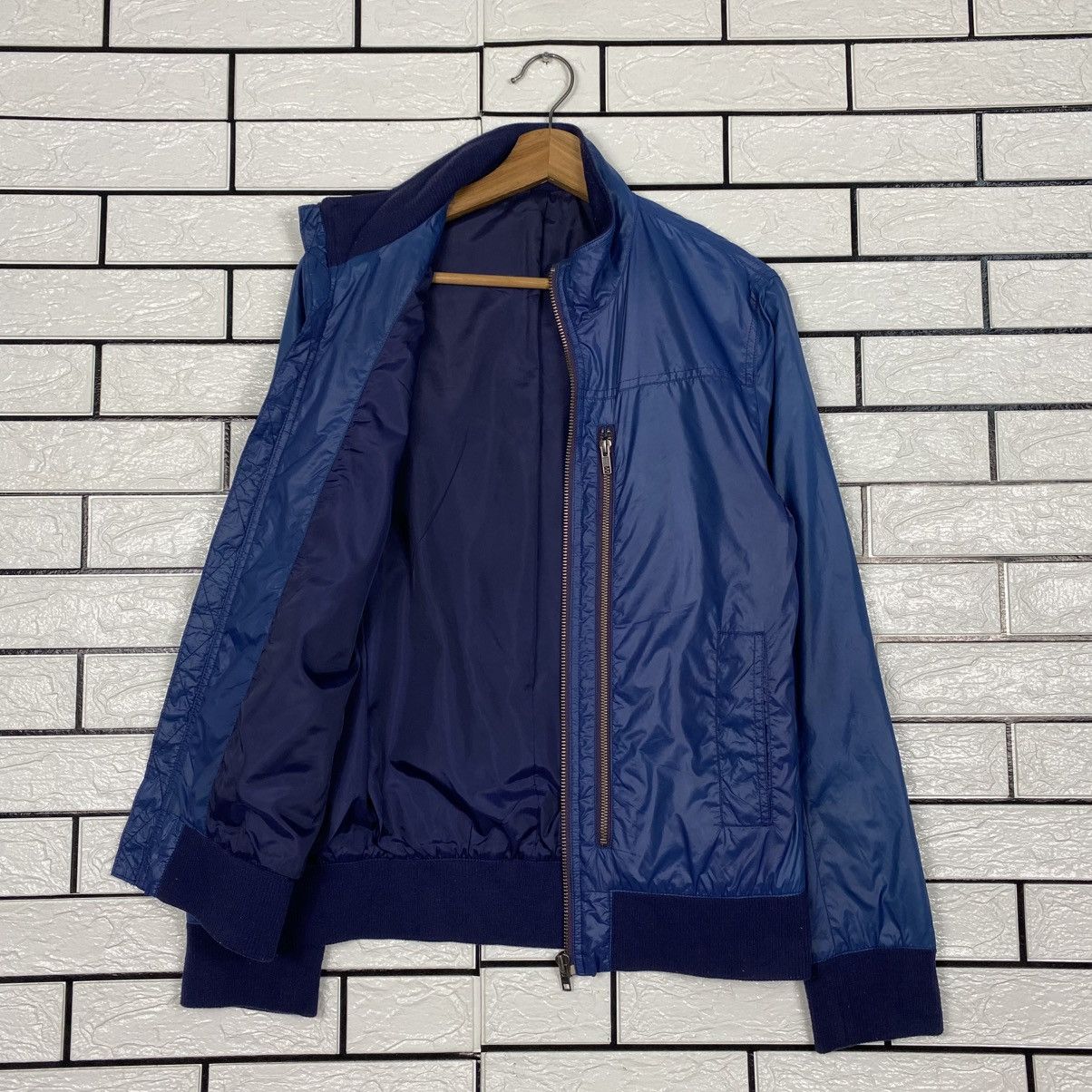 Issey Miyake 📌Vintage Biker Jacket Ships Jet Blue Japan Size US M / EU 48-50 / 2 - 12 Thumbnail