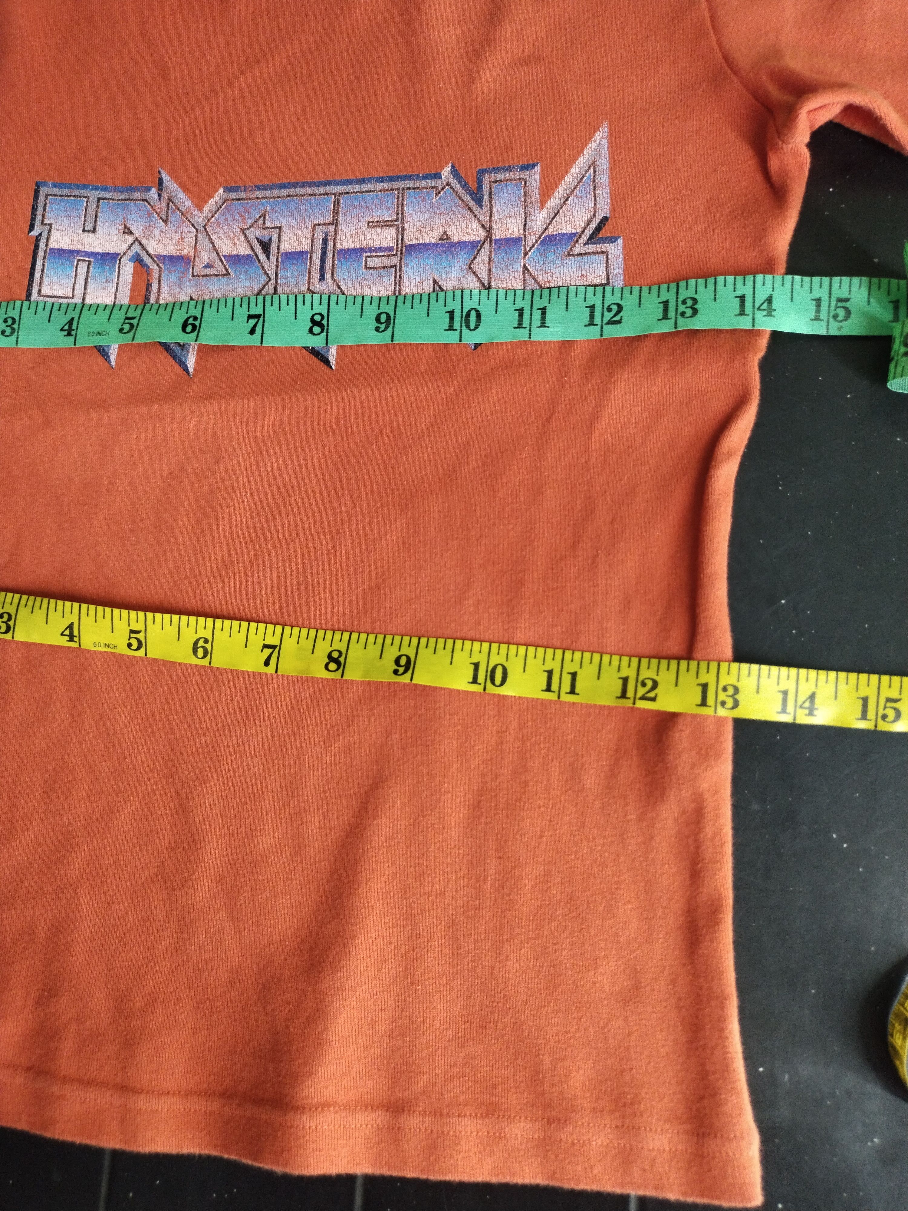 Hysteric Glamour Vtg Hysteric Glamour Spellout Orenge Tee Interested S - M Size S / US 4 / IT 40 - 7 Thumbnail