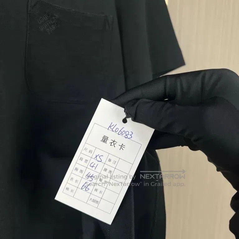 Louis Vuitton Louis Vuitton Damier Embroidered Letter Tee. Size US XS / EU 42 / 0 - 7 Thumbnail