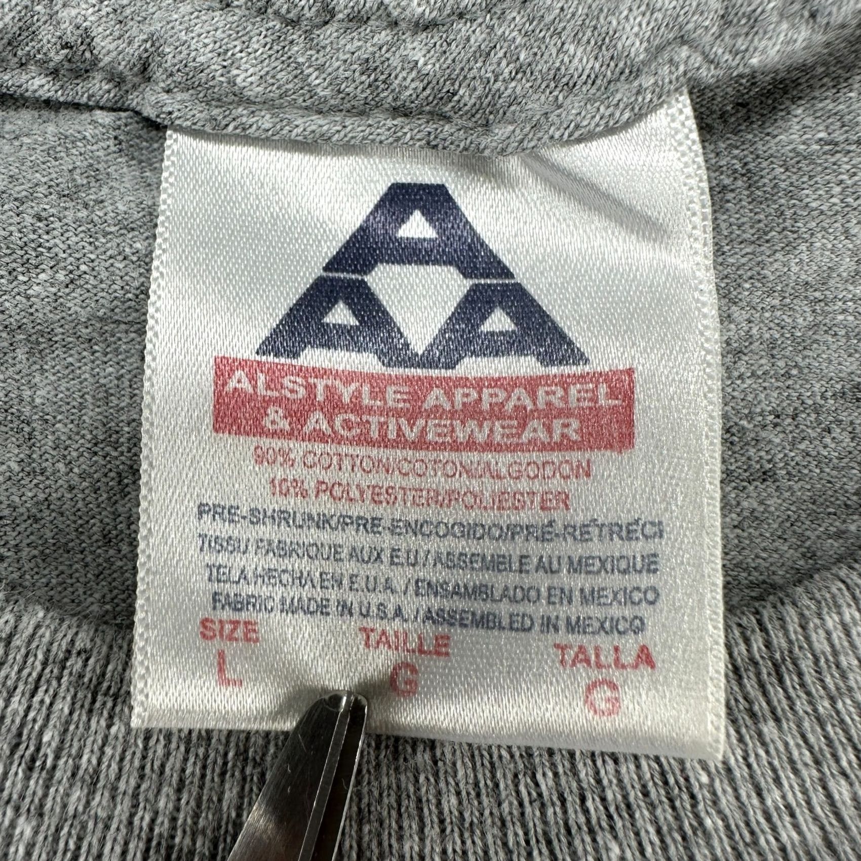 Vintage VINTAGE Alstyle Apparel & Activewear 24 Hour Fitness Shirt Mens L Gray Long Sleeve T-Shirt 90s Claims Carhartt Logo Size US L / EU 52-54 / 3 - 4 Thumbnail