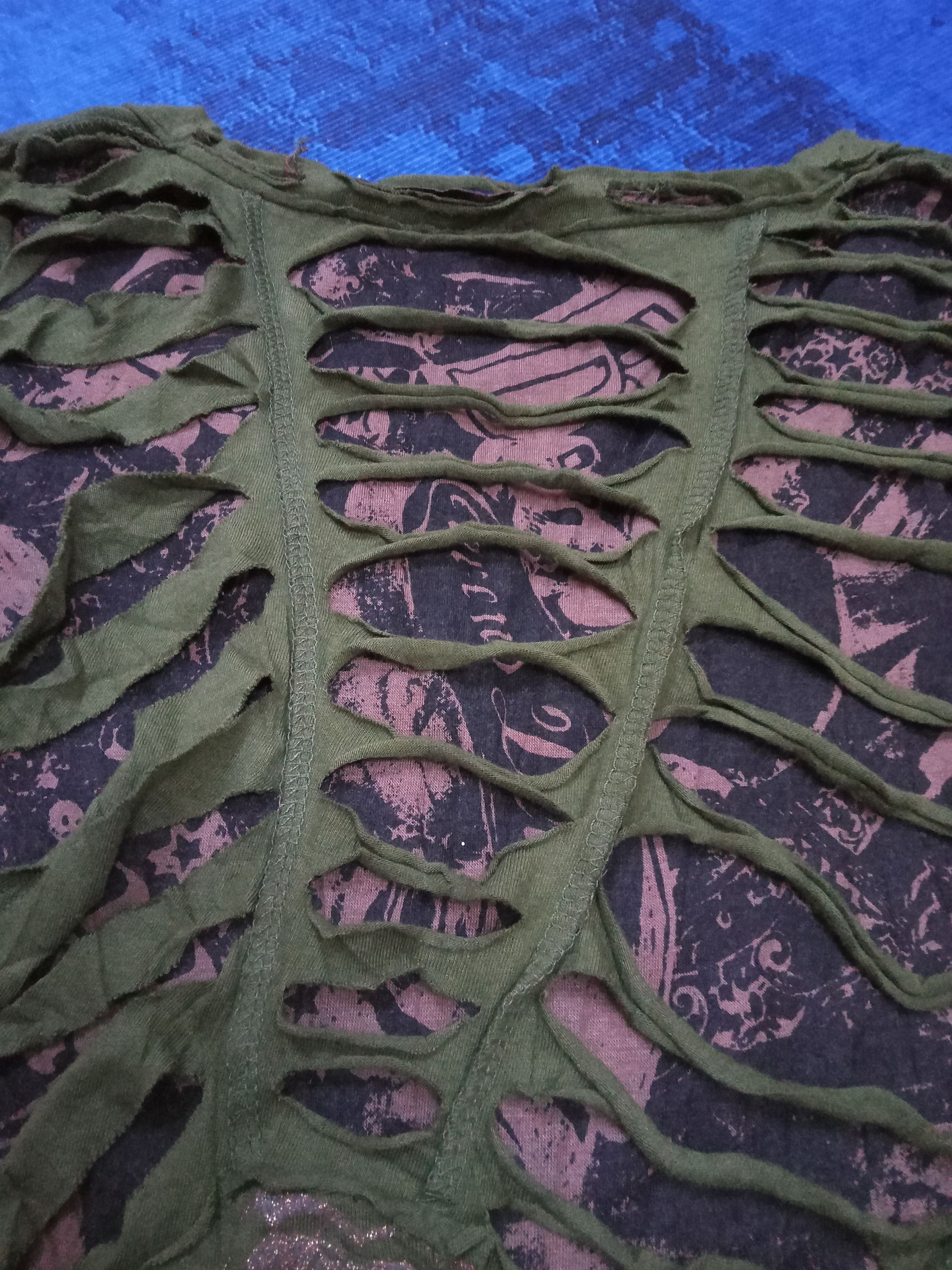 Japanese Brand d.i.a Extremely Rare Design Long Sleeves T Shirt Size S / US 4 / IT 40 - 8 Thumbnail