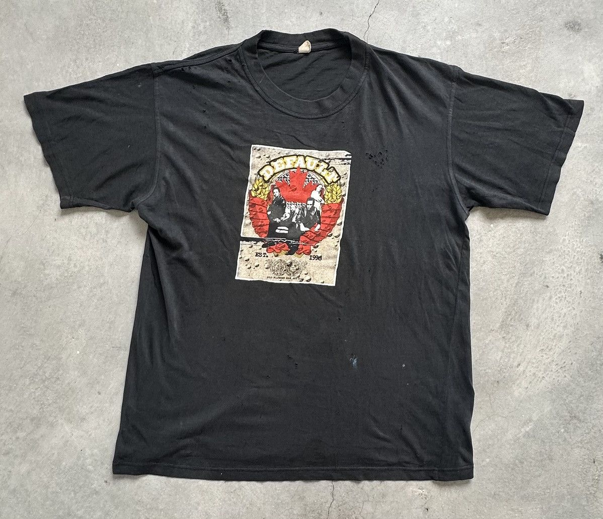 Vintage VINTAGE DEFAULT BAND TOUR TEE DISTRESSED Size US L / EU 52-54 / 3 - 1 Thumbnail