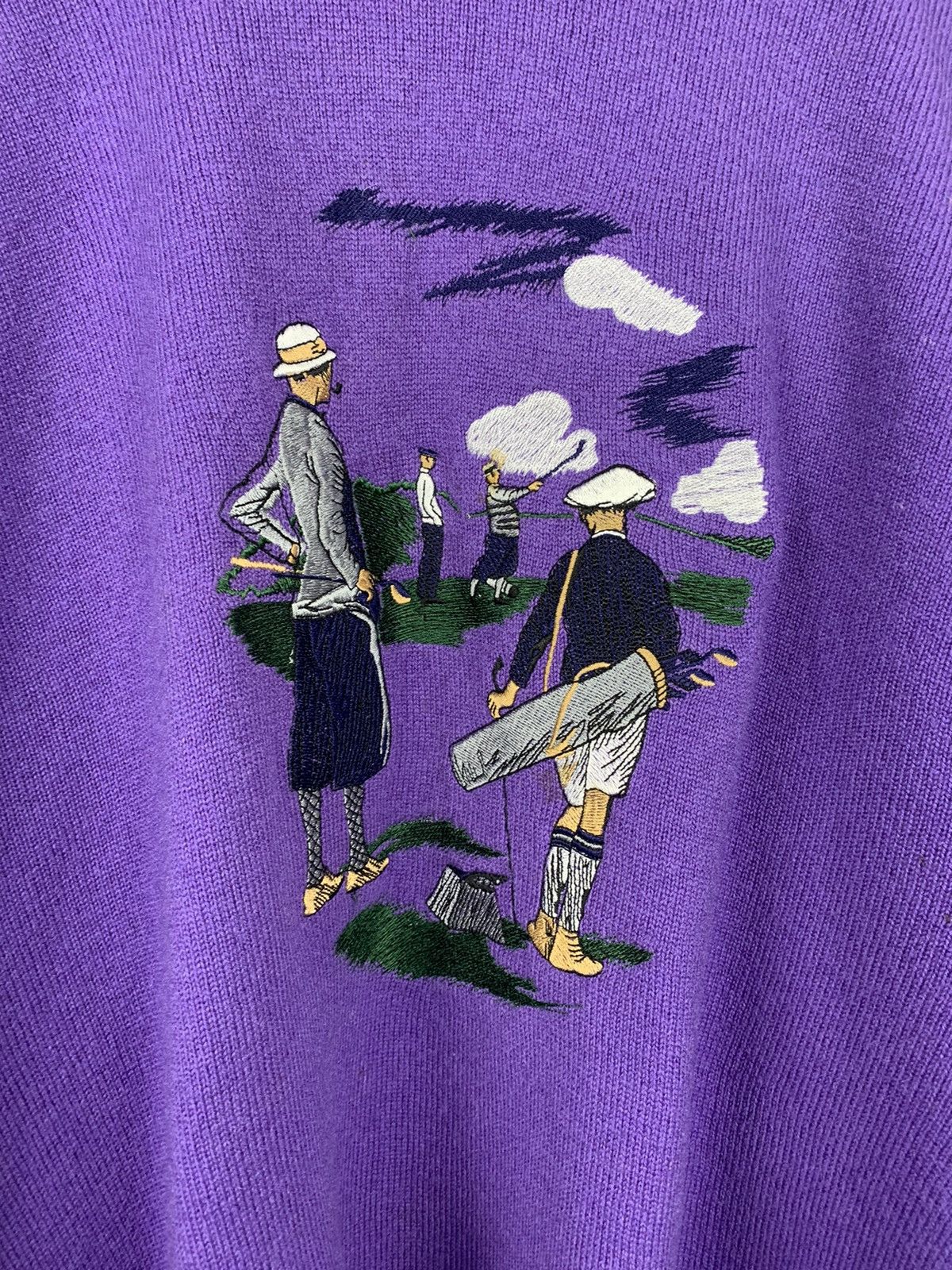 Lyle & Scott Vintage Lyle & Scott Wool Nature 3D Knit Sweater Size XL 90s Size US XL / EU 56 / 4 - 4 Thumbnail