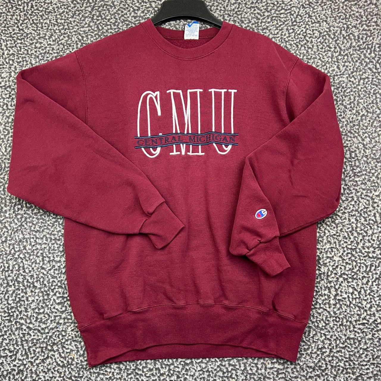 Champion Vintage Central Michigan University CMU XL Champion Fleece Size US XL / EU 56 / 4 - 1 Thumbnail