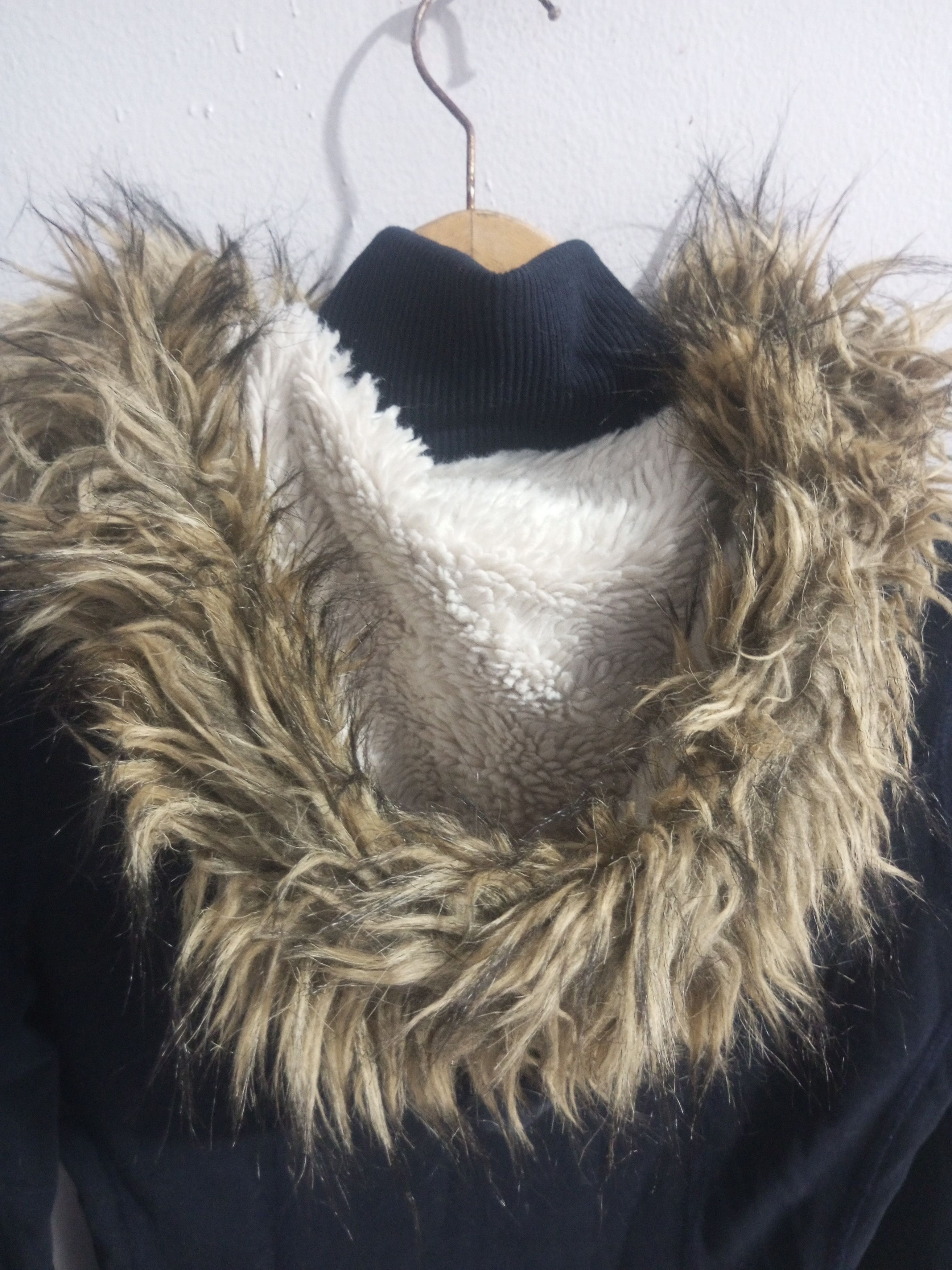 Abercrombie & Fitch Vintage abercrombie & Fitch sherpha fur hoodie Size US XS / EU 42 / 0 - 7 Thumbnail