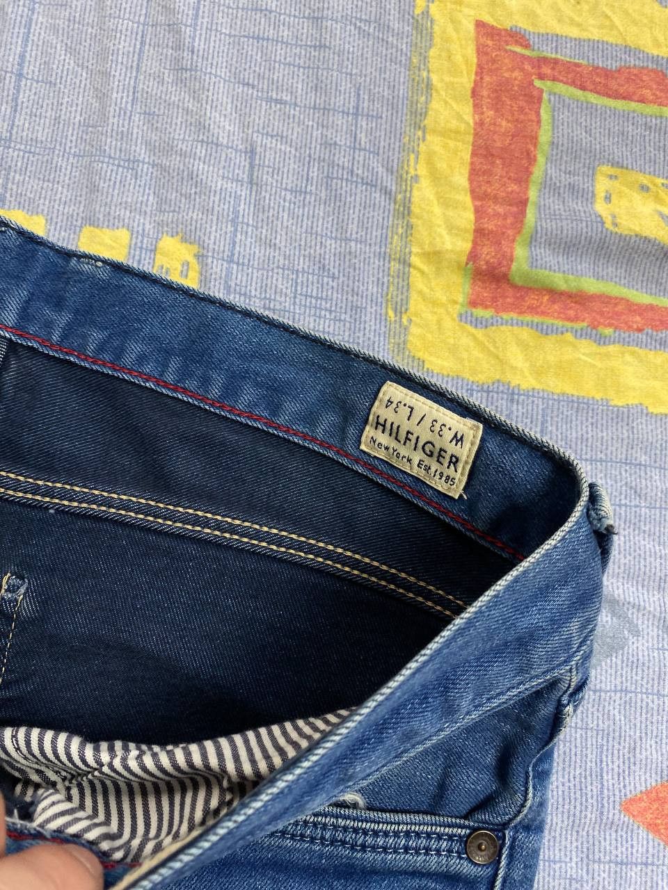 Tommy Hilfiger Y2k distressed Tommy Hilfiger jeans Size US 33 - 12 Thumbnail