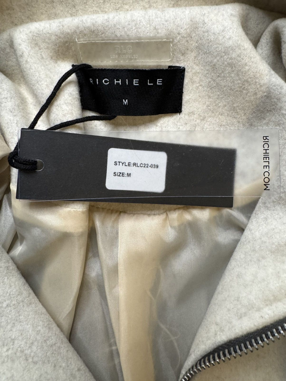 Richie Le Collection RLC Wool Panel Flight Jacket Size US M / EU 48-50 / 2 - 5 Thumbnail
