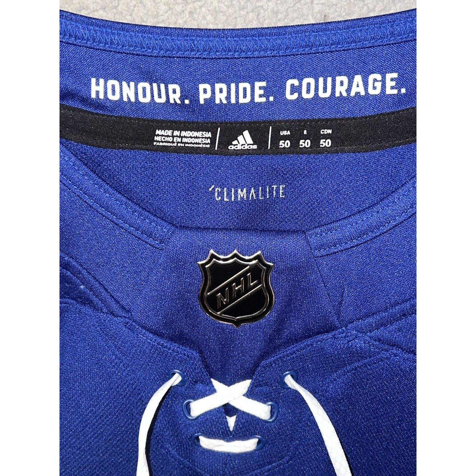 Adidas Adidas Curtis McElhinney Signed Toronto Maple Leafs Jersey Size US M / EU 48-50 / 2 - 3 Thumbnail