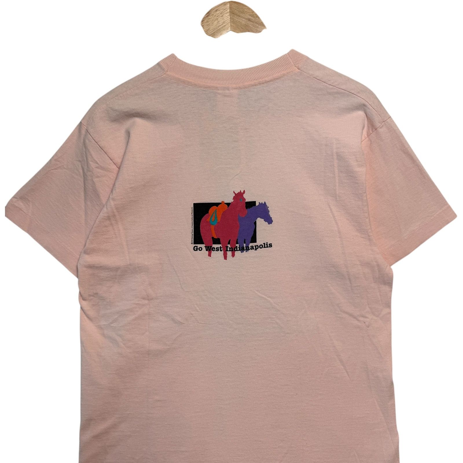 Fruit Of The Loom Vintage Eiteljorg Museum Indiana Wild West Souvenir Tee L Size US L / EU 52-54 / 3 - 6 Thumbnail