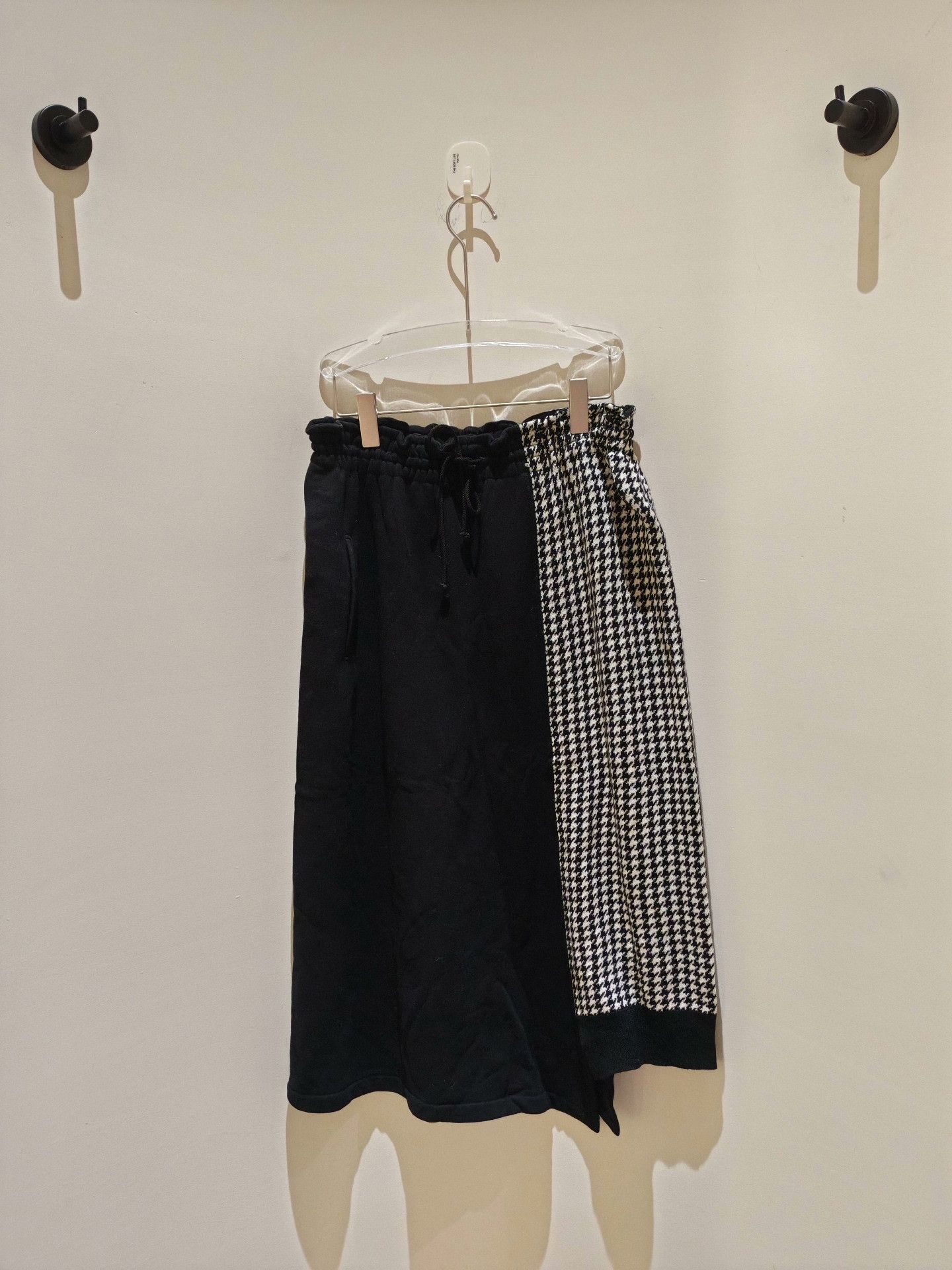 Yohji Yamamoto Yohji Yamamoto Y's Spliced Midi Skirt Size 32" / US 10 / IT 46 - 1 Thumbnail