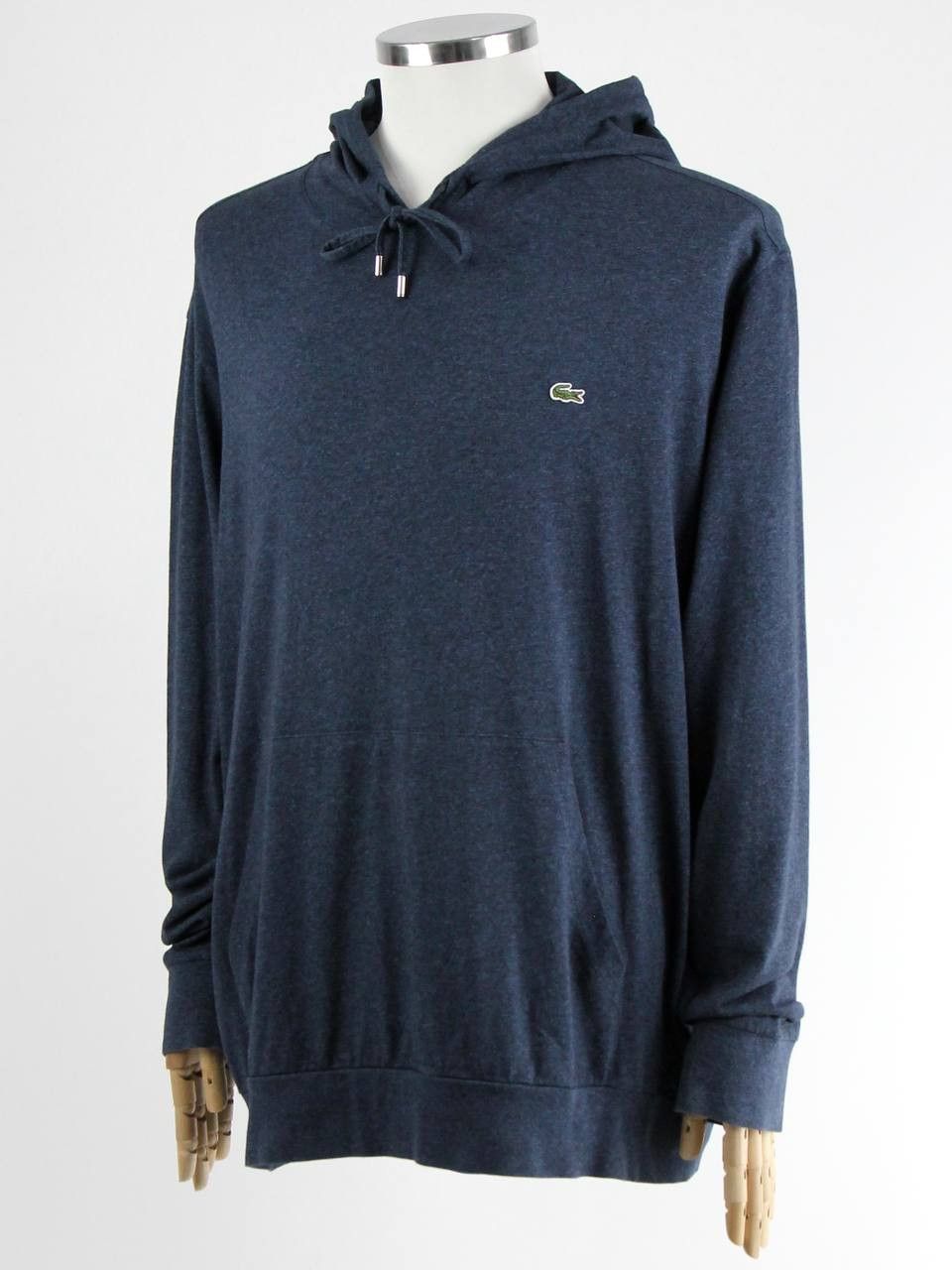 Lacoste LACOSTE Knitted lightweight hoodie with logo Size US XXL / EU 58 / 5 - 2 Thumbnail