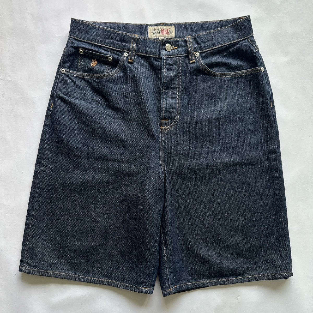 Stussy Stussy Big Ol Denim Raw Shorts Jorts | Grailed
