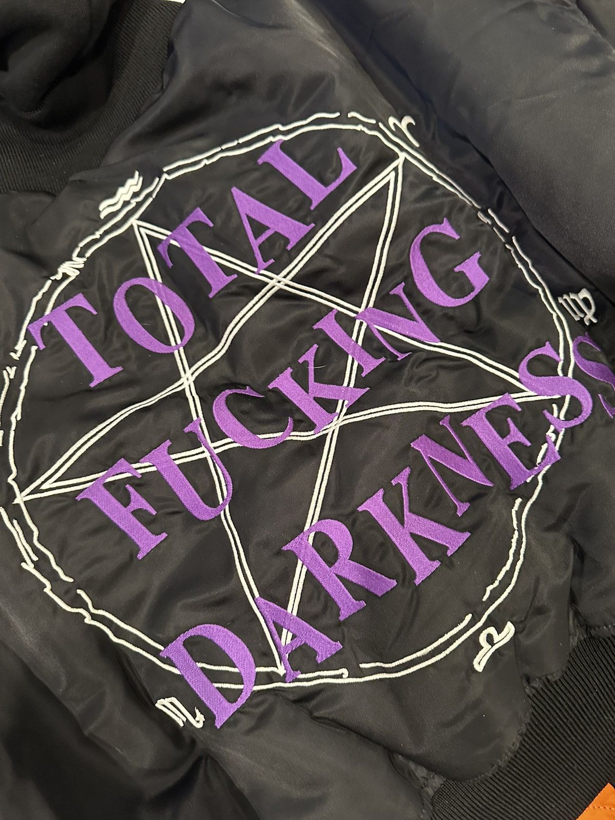 Vetements Vetements Total Fucking Darkness Bomber Size US S / EU 44-46 / 1 - 4 Thumbnail