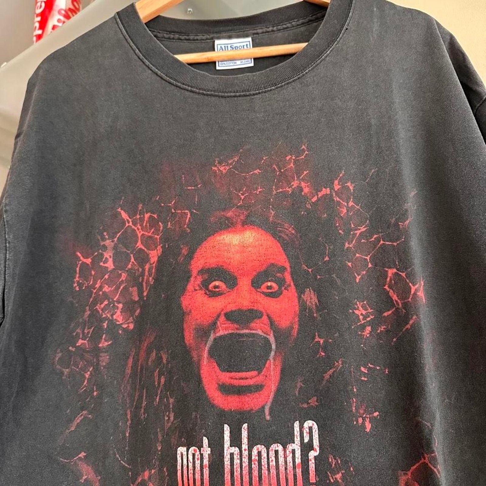 Band Tees × Ozzy Osbourne Vintage Ozzy Osbourne Got Blood Shirt Size US XL / EU 56 / 4 - 2 Thumbnail