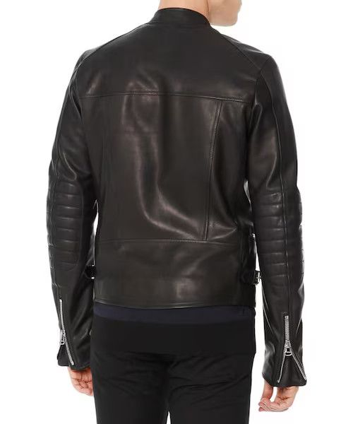 Lanvin Lanvin bleu leather biker jacket Size US M / EU 48-50 / 2 - 11 Thumbnail
