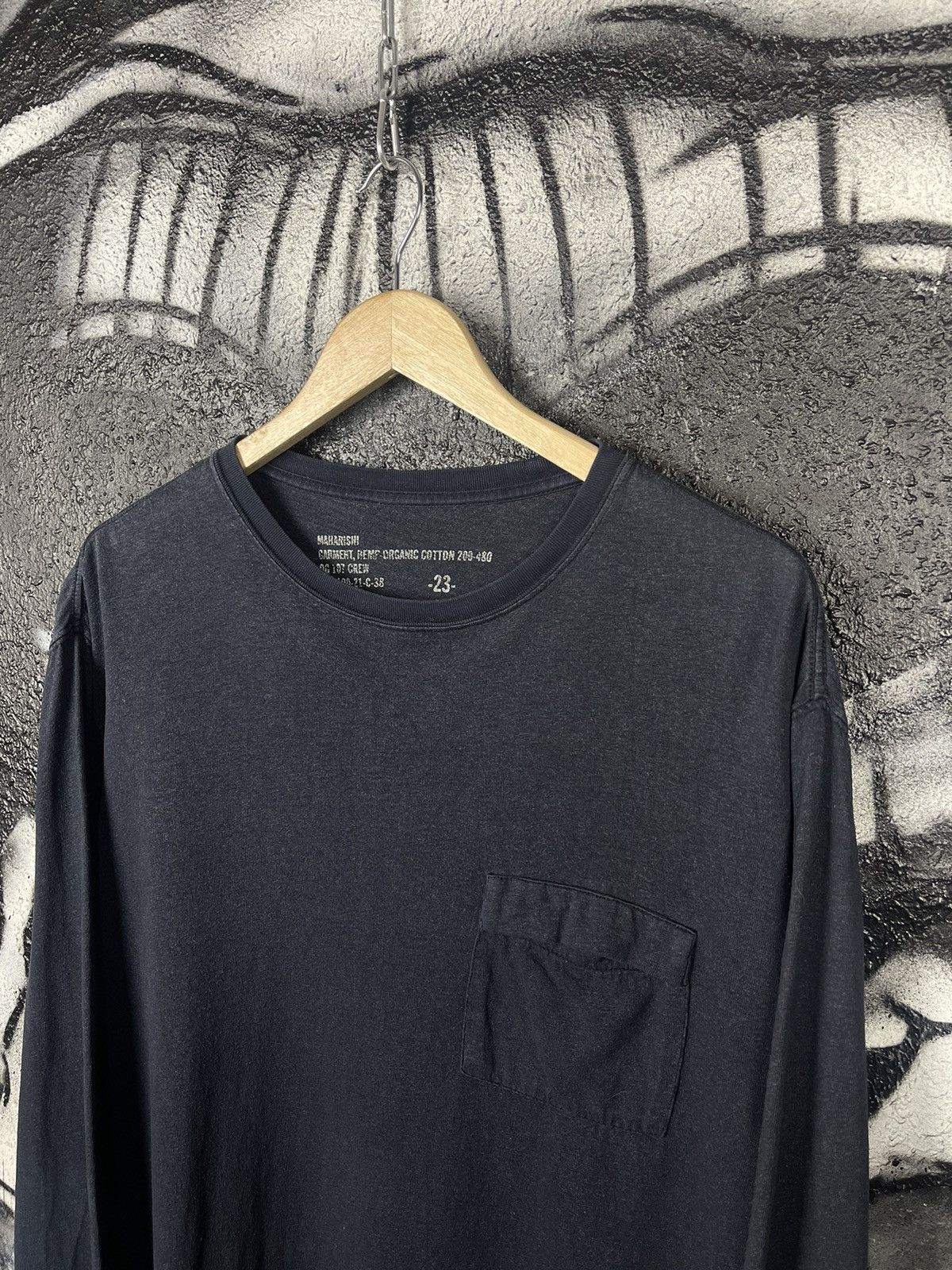 Maharishi Maharishi Hemp Organic Cotton L/S Pocket T-Shirt Men’s Size US L / EU 52-54 / 3 - 3 Thumbnail