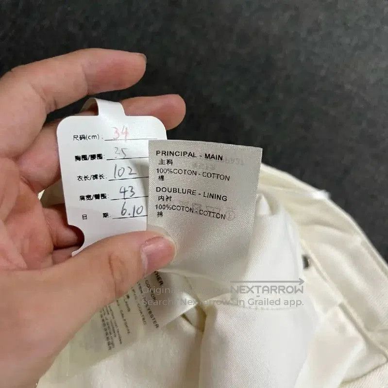 Louis Vuitton Louis Vuitton White Cotton Women's Jeans . Size 23" - 5 Thumbnail