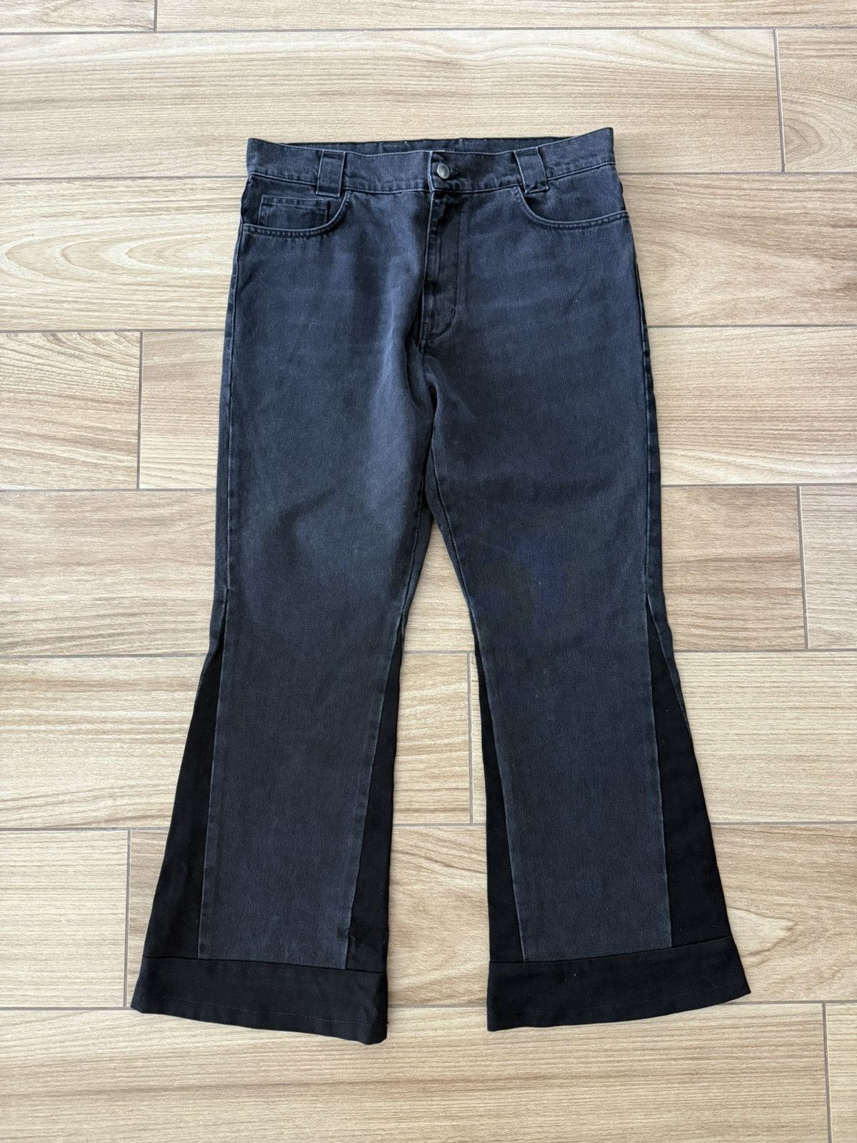 【送料&関税込】Raf Simons Flared Jeans Raf Simons Black Flared Workwear Jeans – BlackSkinny