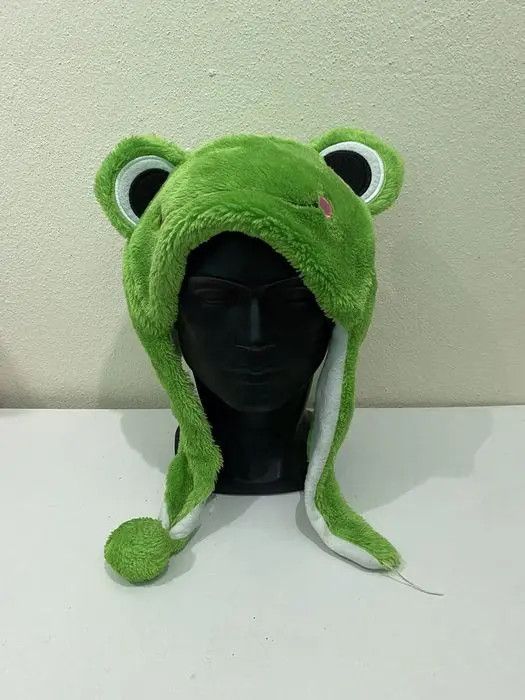Cartoon Network × Japanese Brand Japanese Brand Frog Mascot Bunny Horn Beanie Hat Size ONE SIZE - 2 Thumbnail