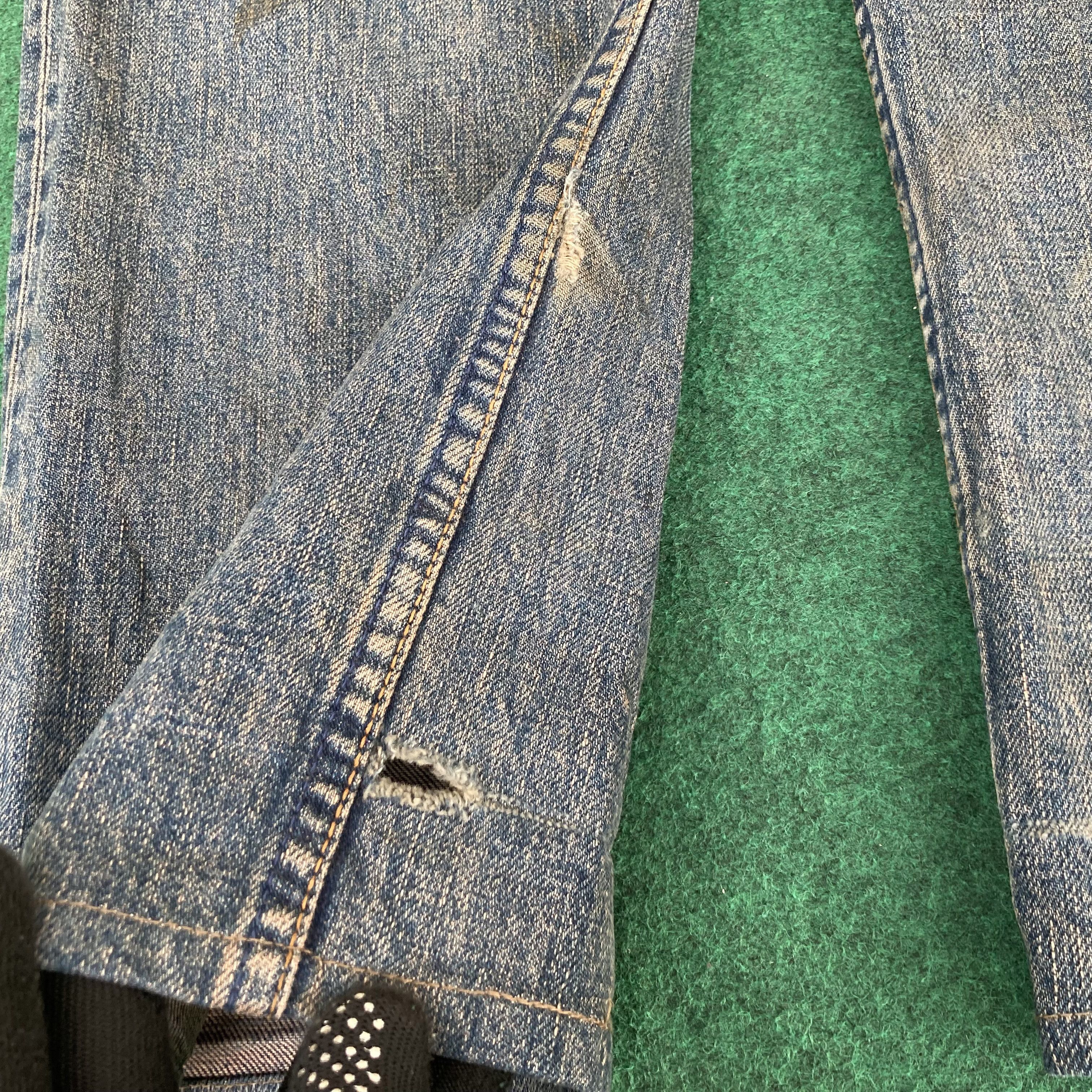 Levi's 28x34 Vintage Levis 503 Redline Selvedge Denim Blue Jeans Size US 28 / EU 44 - 10 Thumbnail