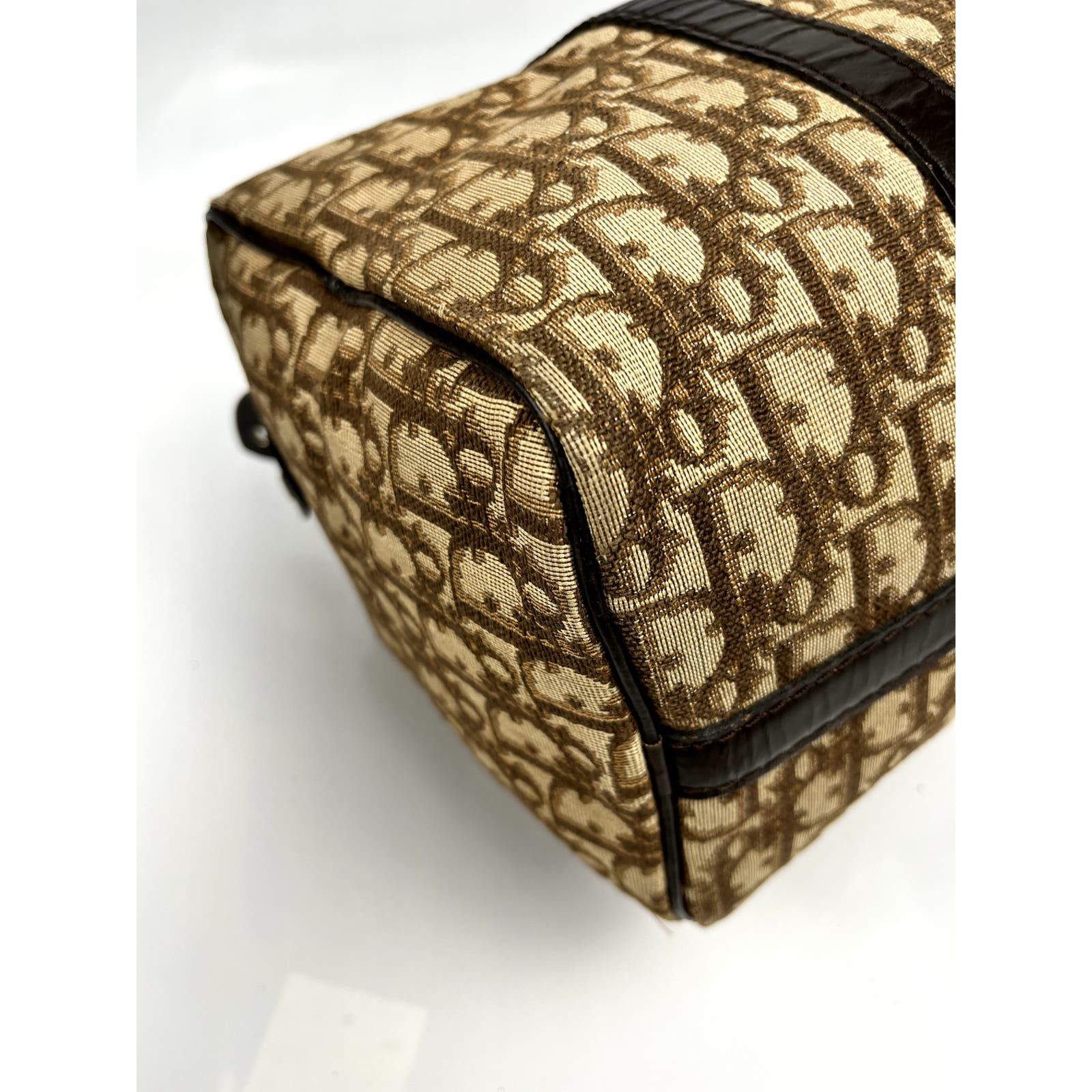 Dior Dior Brown Trotter Canvas Boston Duffle Bag Size ONE SIZE - 9 Thumbnail