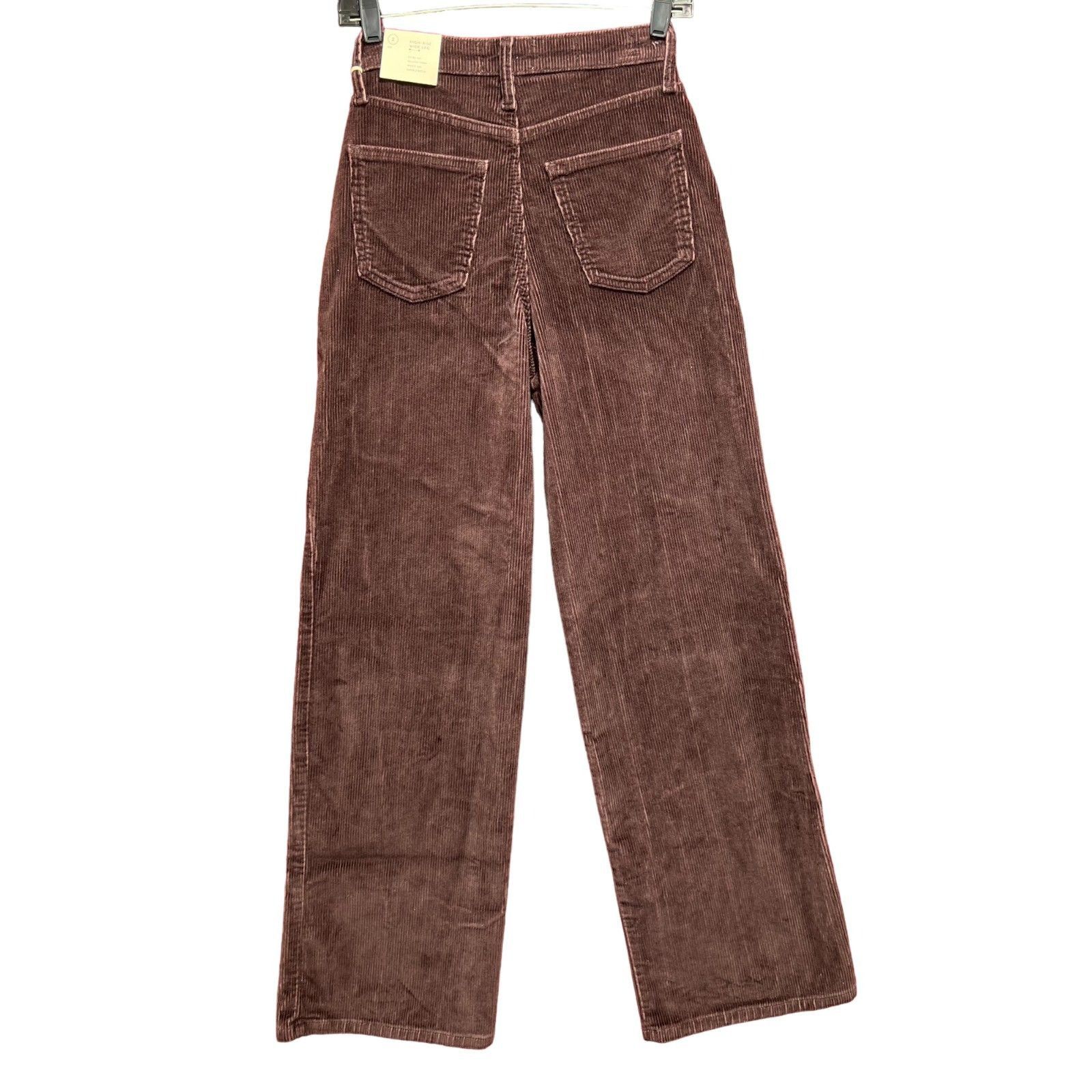 Other Universal Thread - Women's High-Rise Corduroy Wide Leg Jeans Size 26" / US 2 / IT 38 - 4 Thumbnail