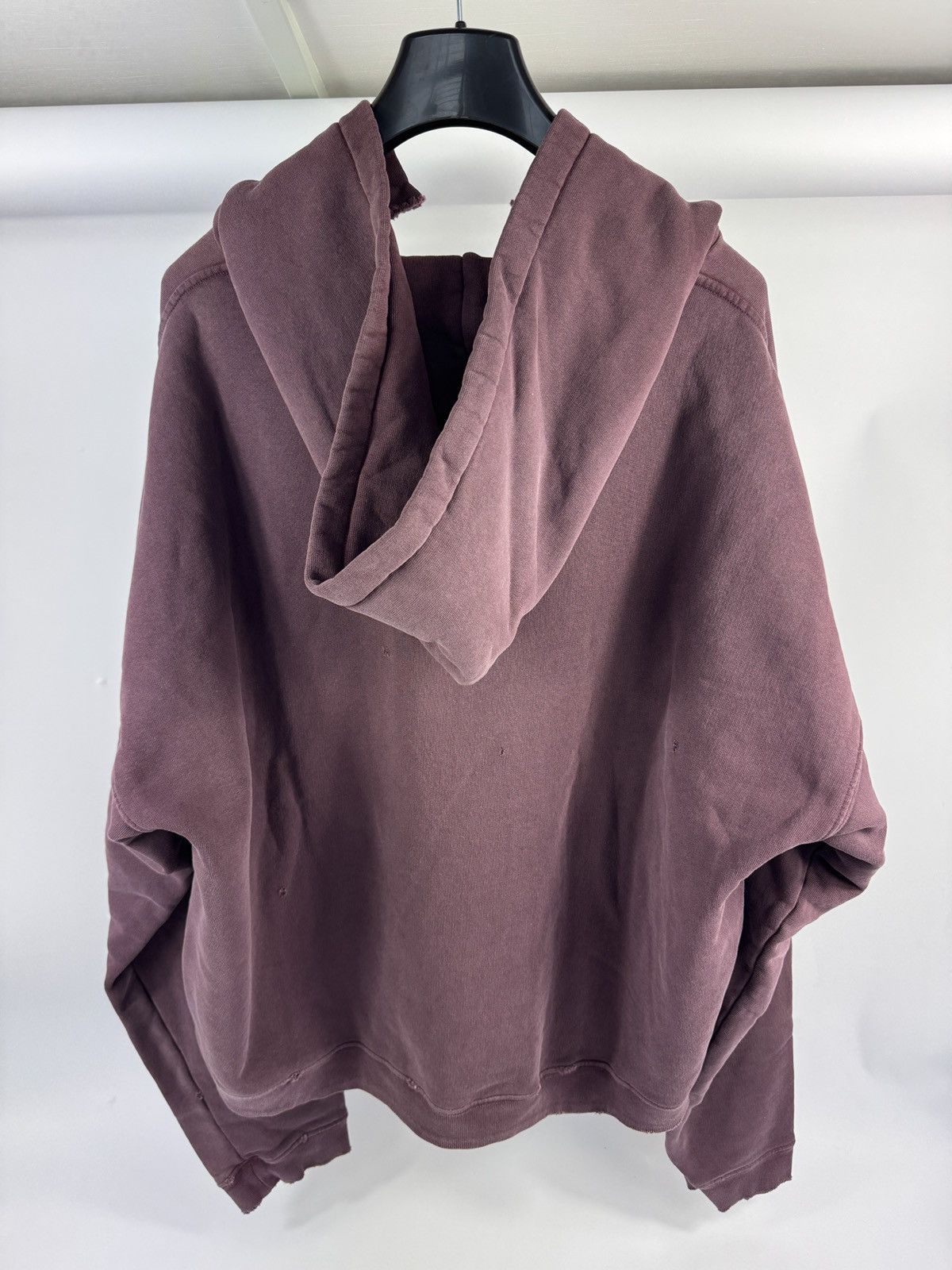 Enfants Riches Deprimes CLASSIC LOGO PRINT DISTRESSED NECK CUT HOODIE Size US XL / EU 56 / 4 - 2 Thumbnail