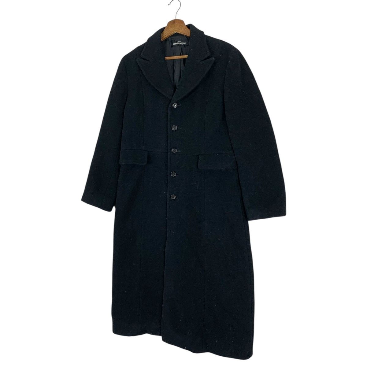 Comme des Garcons Homme Plus VINTAGE COMME DES GARCONS TRICOT WOOL OVERCOAT Size M / US 6-8 / IT 42-44 - 2 Thumbnail