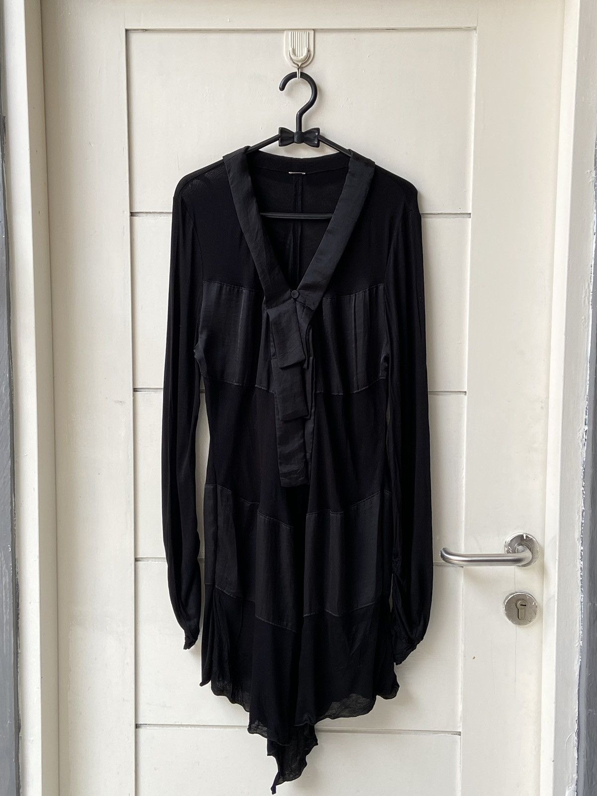 Designer × Hiroko Koshino Homme × Japanese Brand HIROKO KOSHINO BIS Black Cardigan/Outer Size US XS / EU 42 / 0 - 8 Thumbnail
