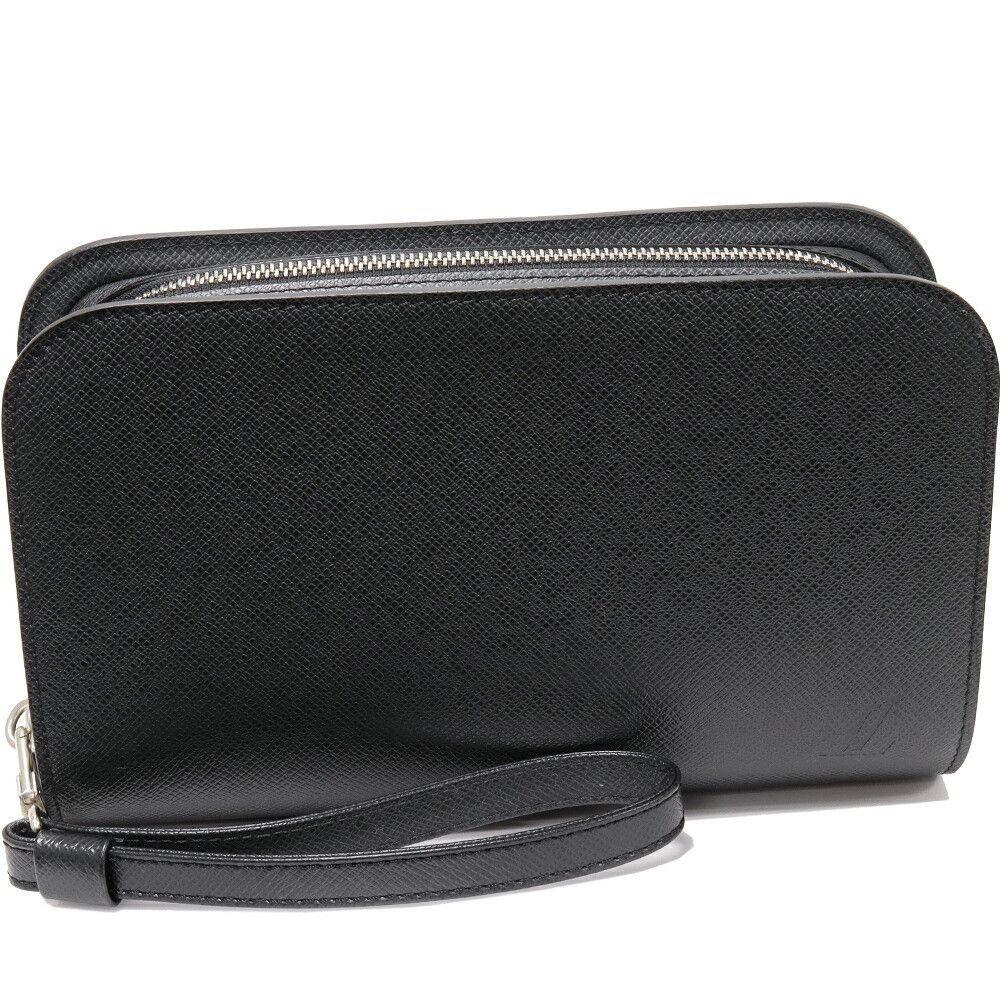 Louis Vuitton Louis Vuitton Louis Vuitton Taiga Baikal Clutch Bag M30182 Leather Clutch Bag M30182 DUTY FREE for USA Size ONE SIZE - 1 Thumbnail