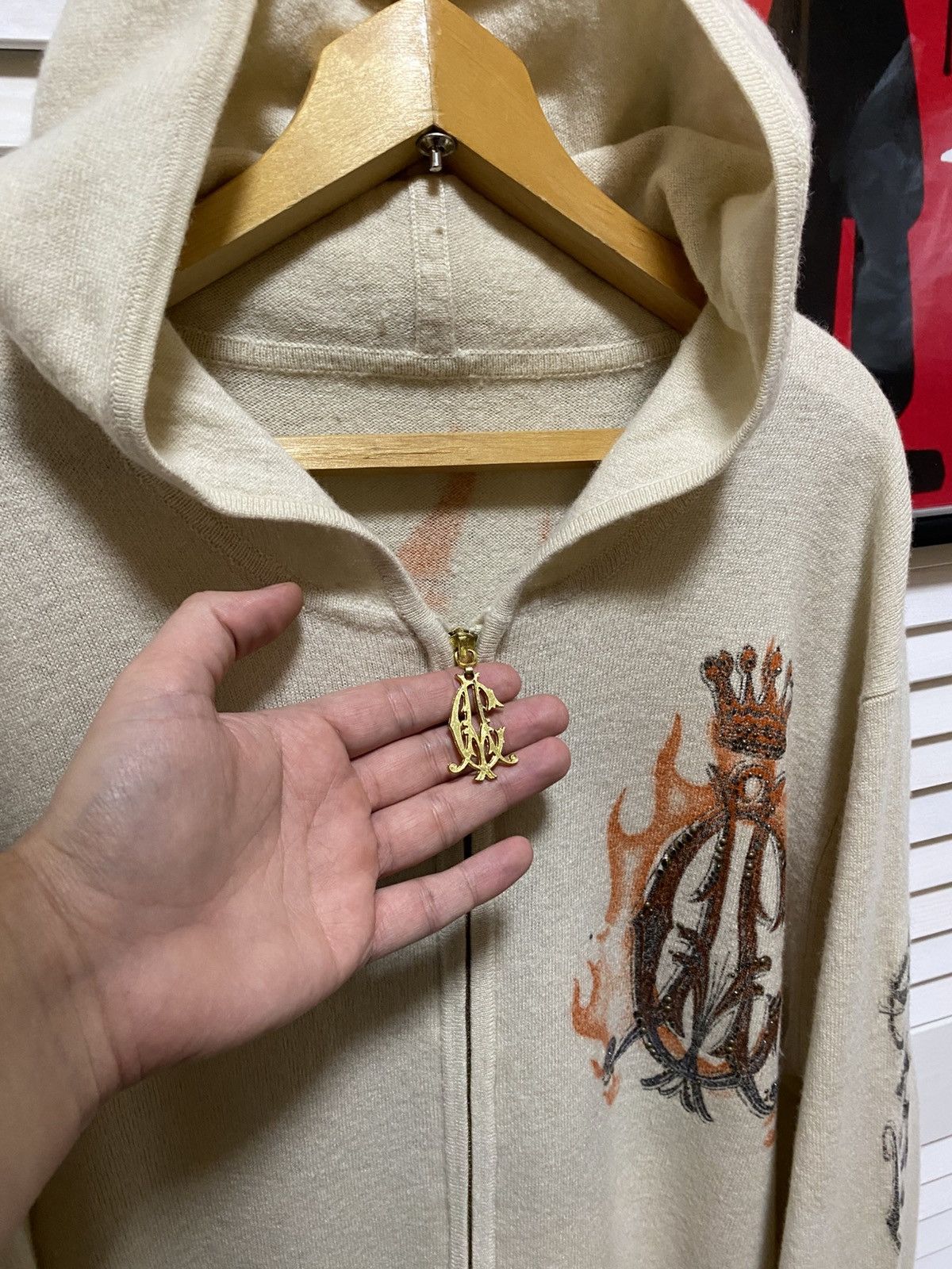 Christian Audigier Vintage Zip-Up Hoodie Christian Audigier Ed Hardy Y2k gothic Size L / US 10 / IT 46 - 5 Thumbnail