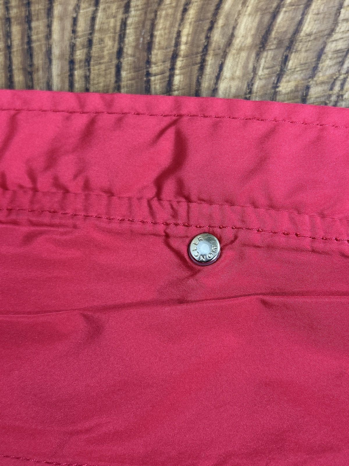 Moncler Moncler Red Rain Jacket Nylon Coat Size 4 Size L / US 10 / IT 46 - 14 Thumbnail
