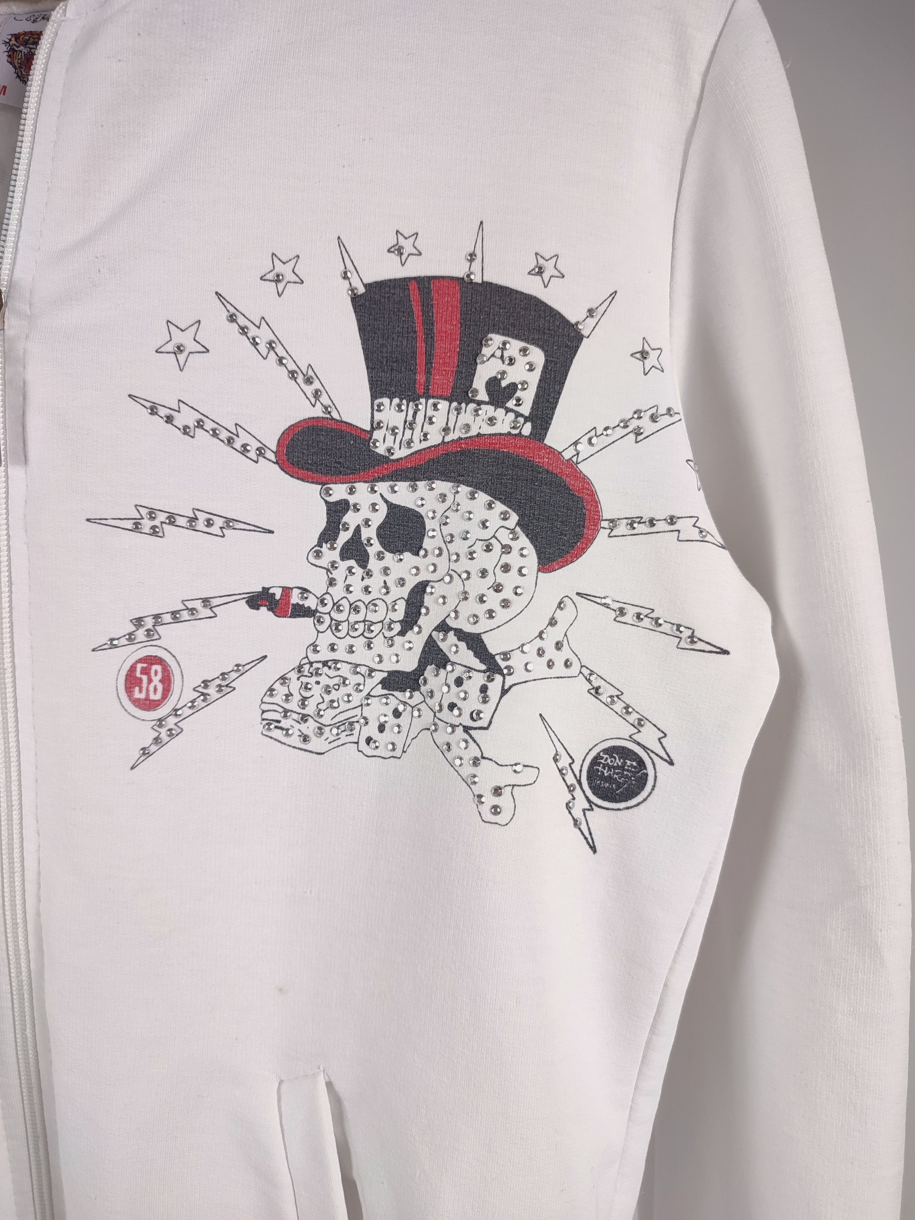 Christian Audigier Ed hardy white hoodie Size S / US 4 / IT 40 - 4 Thumbnail