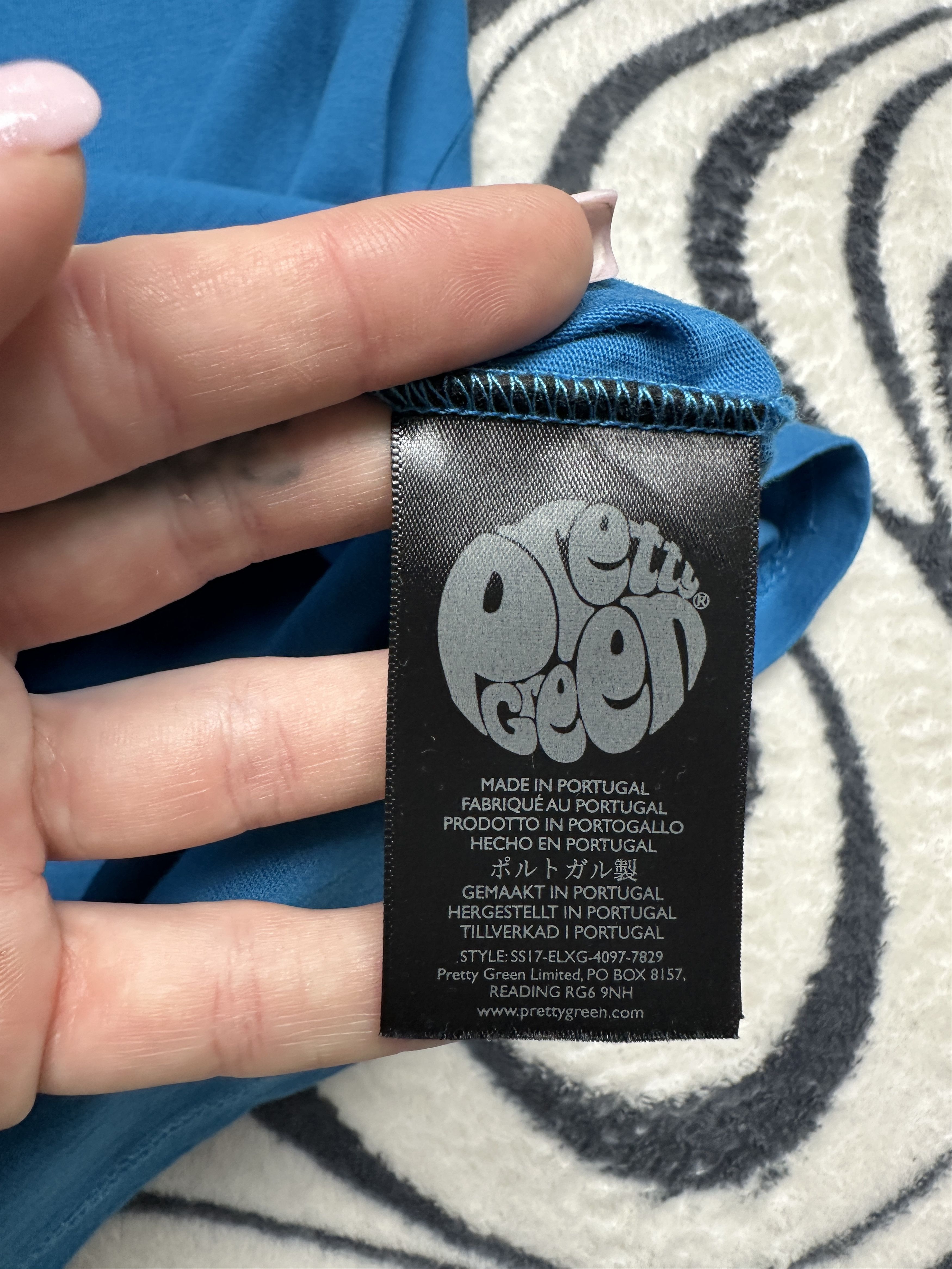 Pretty Green Pretty Green Mens Crew Neck T-Shirt Tee Size US XXL / EU 58 / 5 - 5 Thumbnail