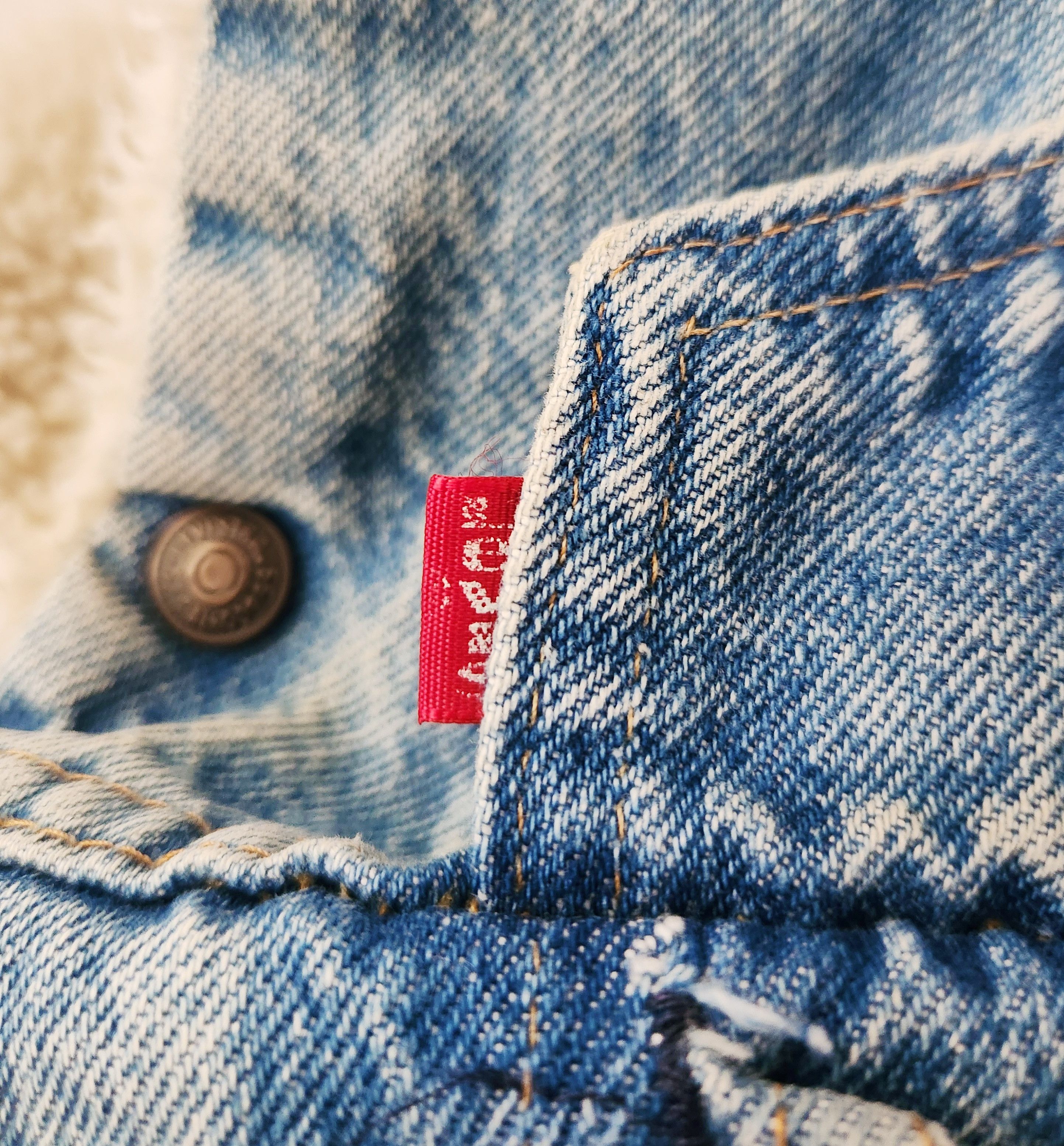 Levi's × Vintage LEVI'S TRUE VINTAGE SHERPA TRUCKER DENIM JACKET 1970S SZ 40 Size US M / EU 48-50 / 2 - 19 Thumbnail