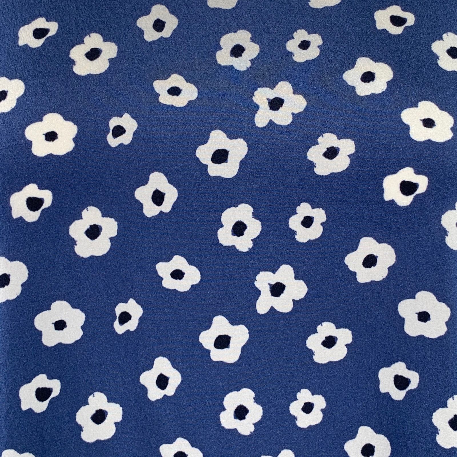 Other 4 White Blue Viscose Blend Floral 3/4 Sleeves Casual Top Size S / US 4 / IT 40 - 2 Thumbnail