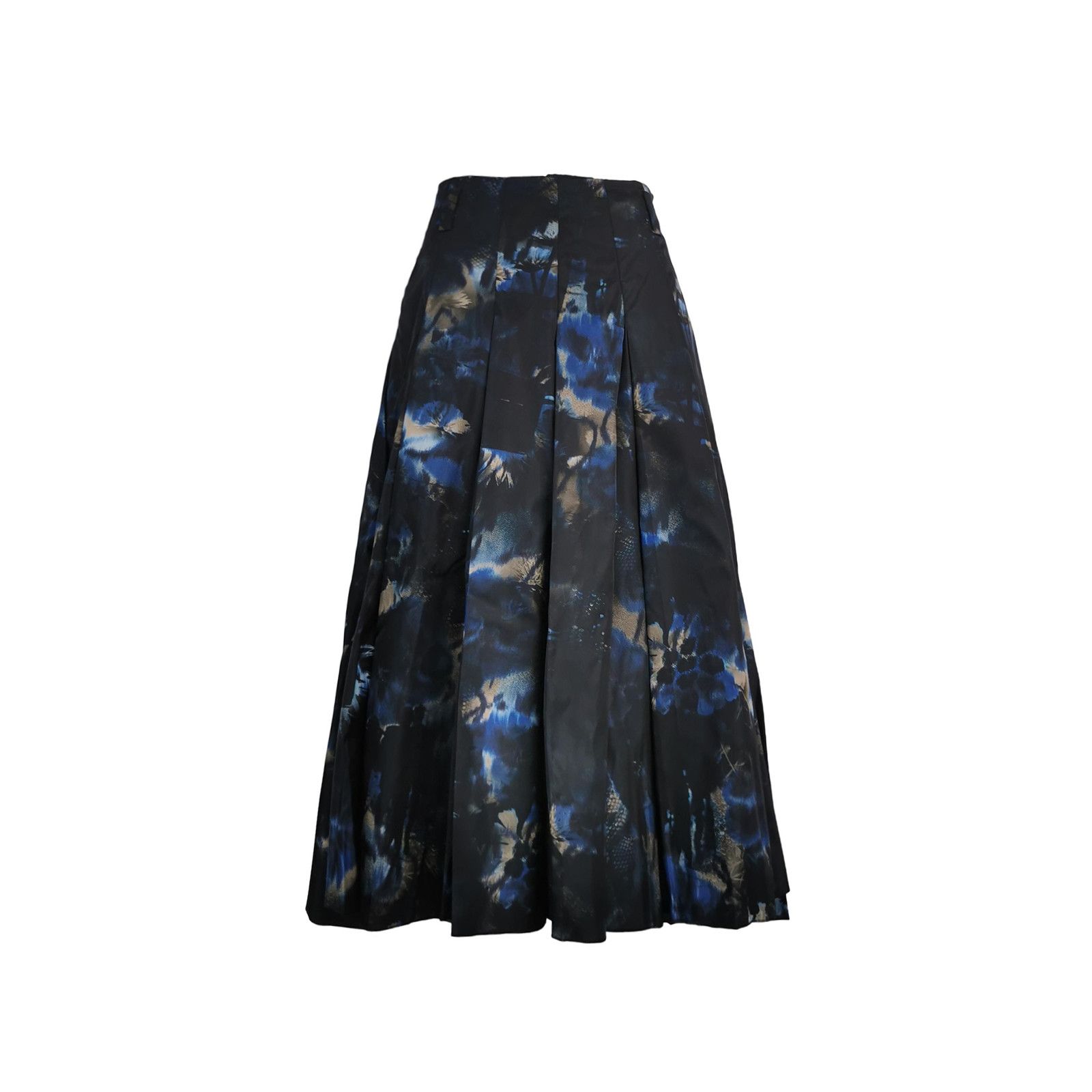 Prada Prada Patterned Pleated Midi Skirt Size 36 Size 25" / US 0 / IT 36 - 1 Thumbnail