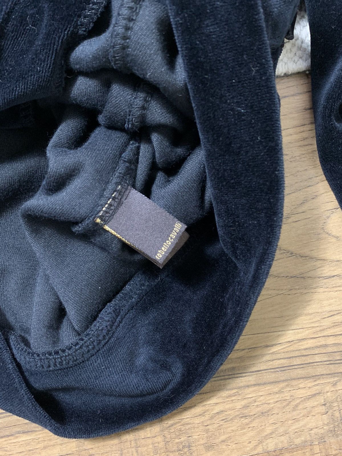 Just Cavalli VINTAGE VELOUR ROBERTO CAVALLI GYM Y2K ZIP UP HOODIE Size L / US 10 / IT 46 - 9 Thumbnail