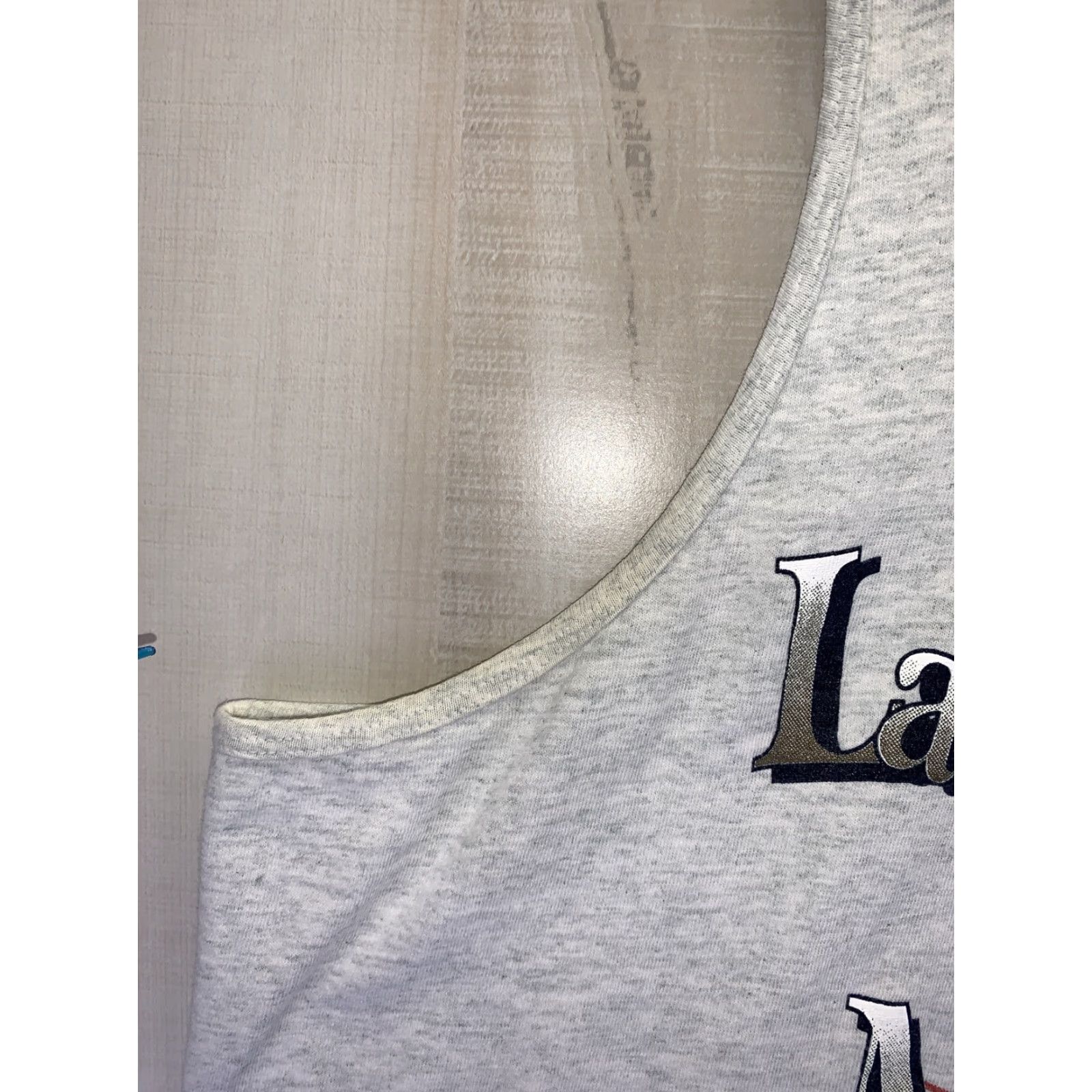 Fruit Of The Loom Vintage Lake Columbia Michigan Graphic Mens Tank Top XL USA Made Shirt Tank Top``` Size US XL / EU 56 / 4 - 7 Thumbnail